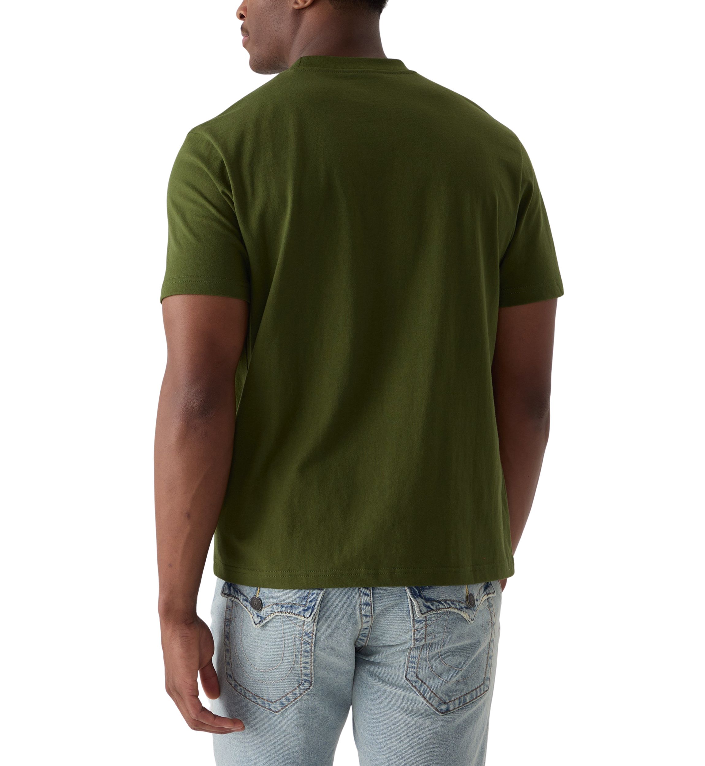 Mesh Appliqué Arch Logo Short Sleeve T-Shirt