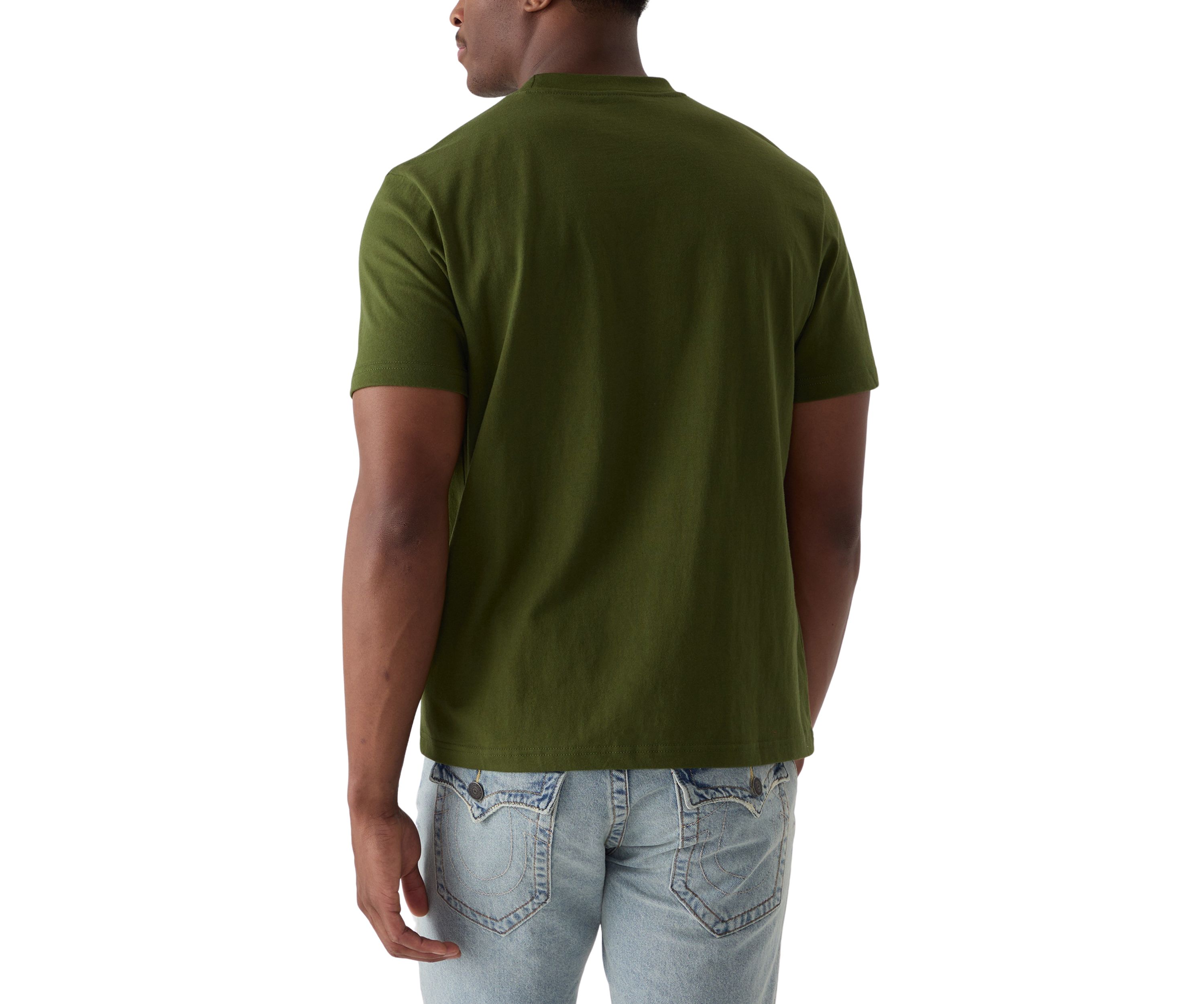 Mesh Appliqué Arch Logo Short Sleeve T-Shirt