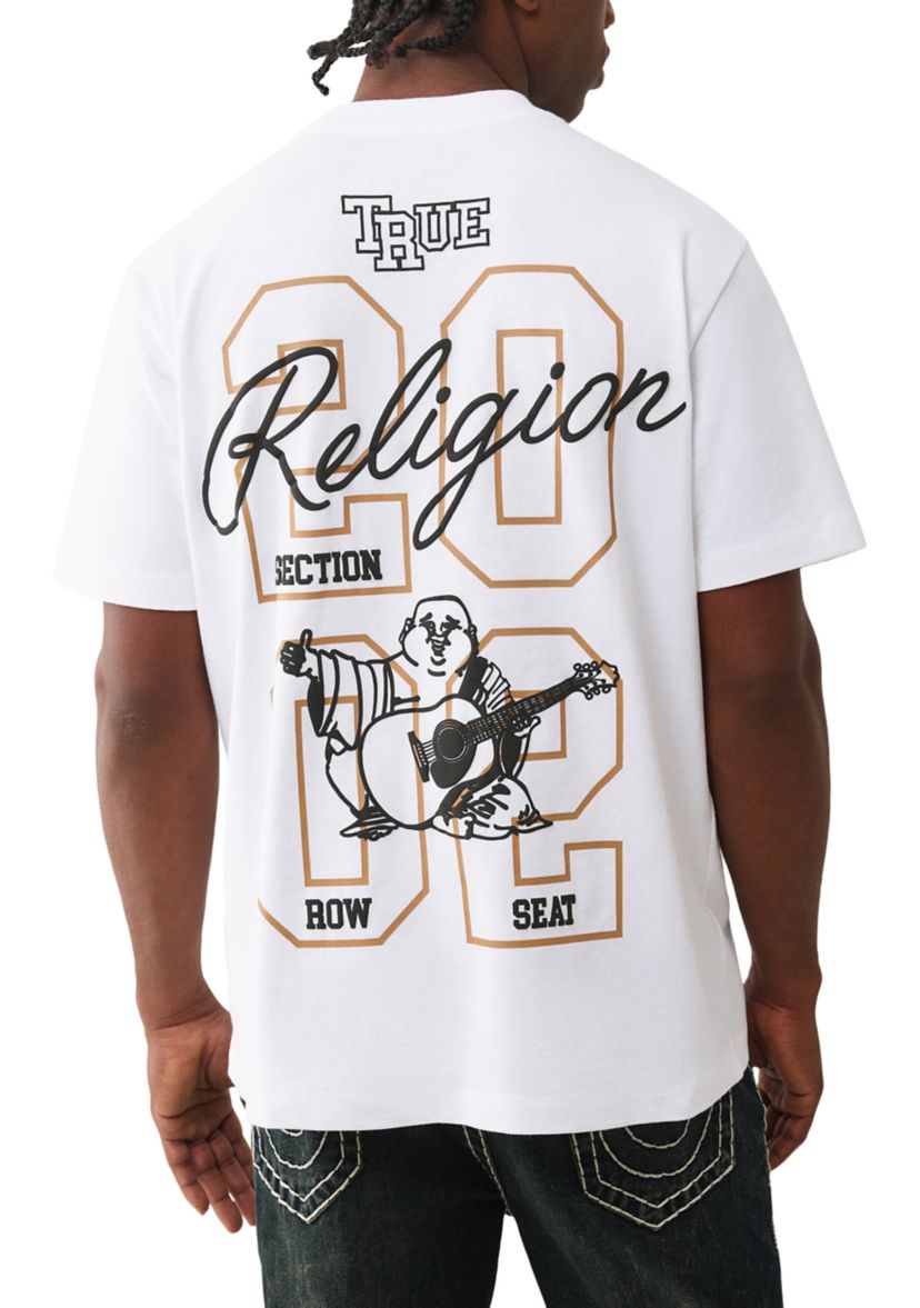 Buddha Patch Short Sleeve Graphic T-Shirt