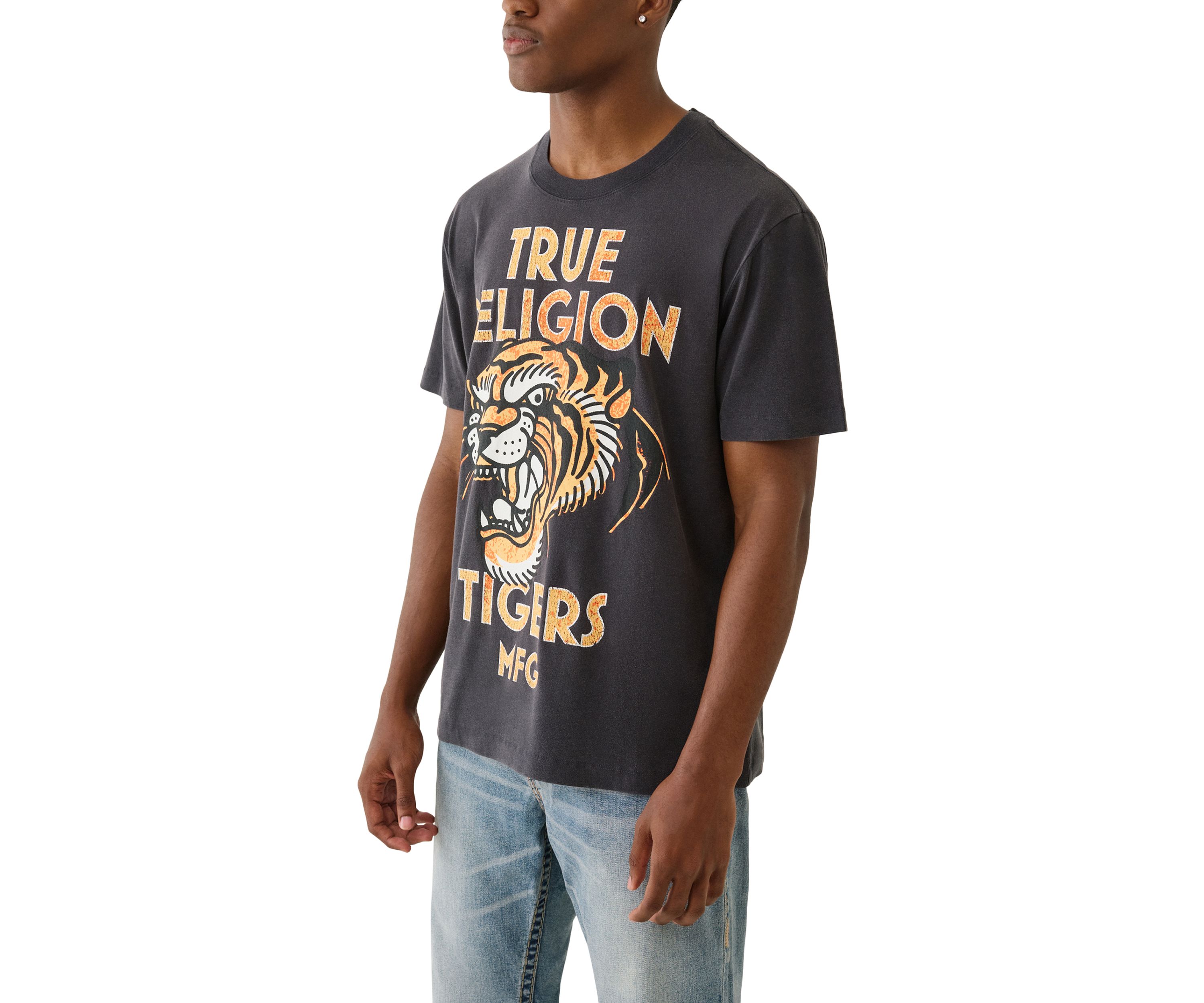 Tiger Vintage Logo Short Sleeve T-Shirt