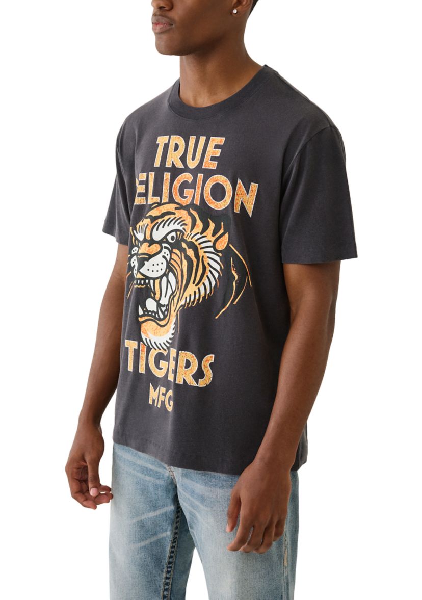Tiger Vintage Logo Short Sleeve T-Shirt