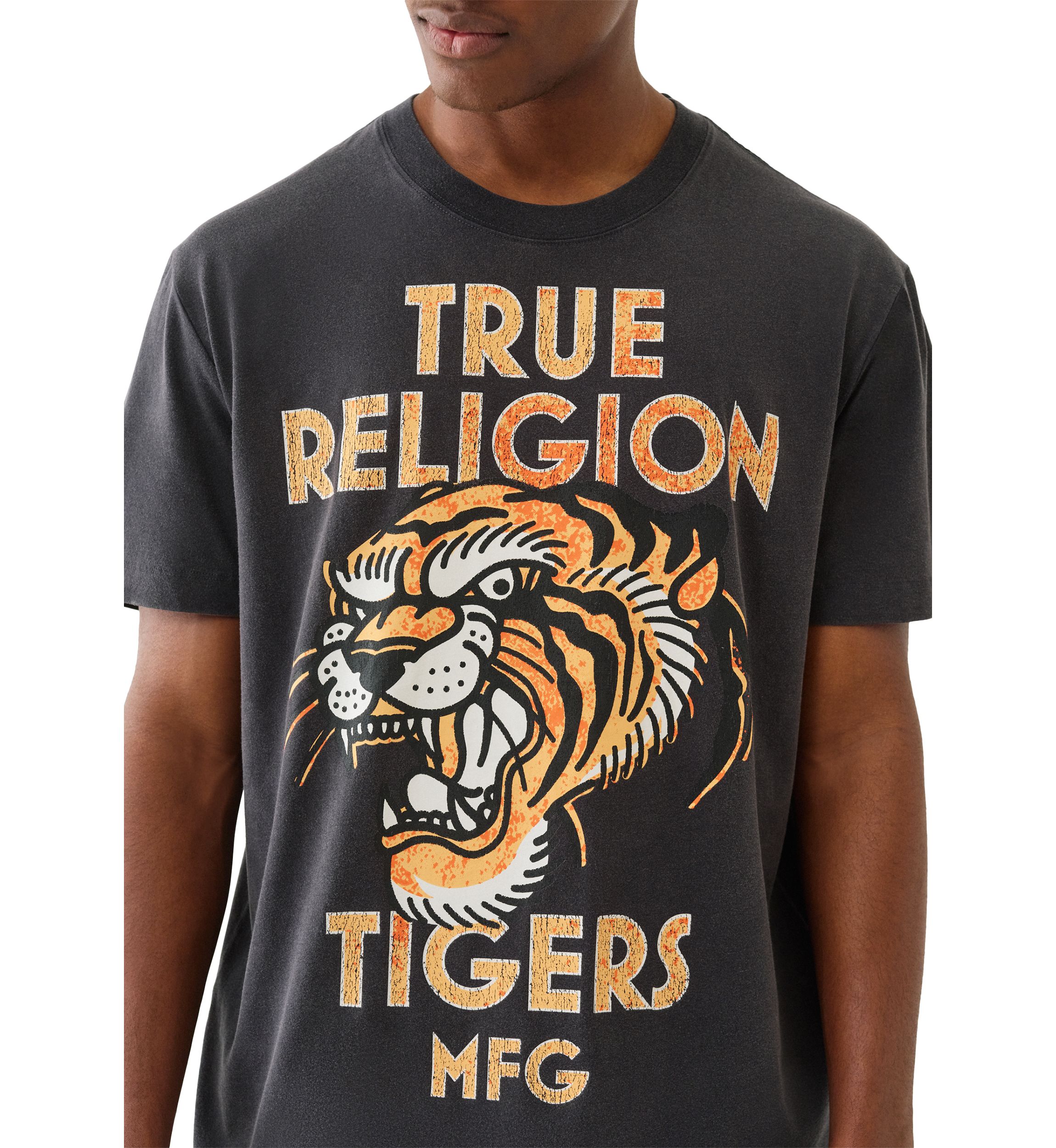 Tiger Vintage Logo Short Sleeve T-Shirt
