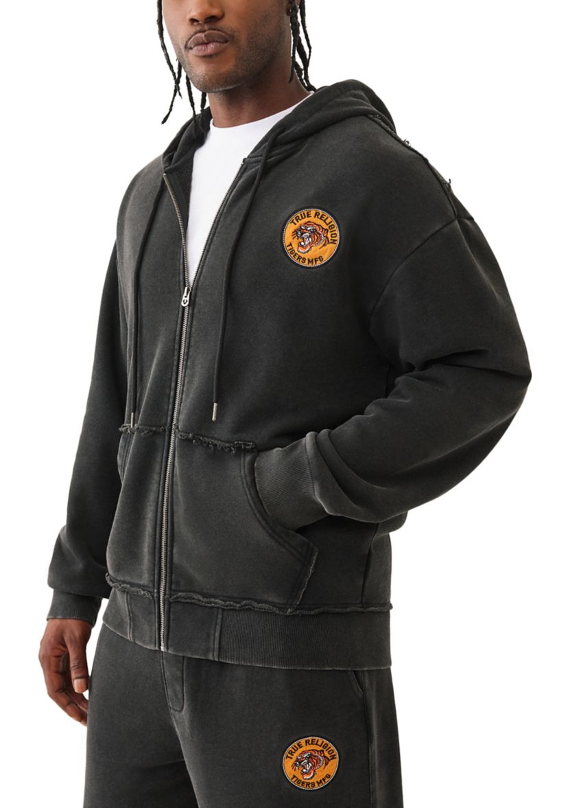 Tiger Vintage Logo Zip Hoodie