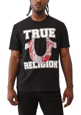True Religion Terry Appliqué Logo Short Sleeve T-Shirt | Belk