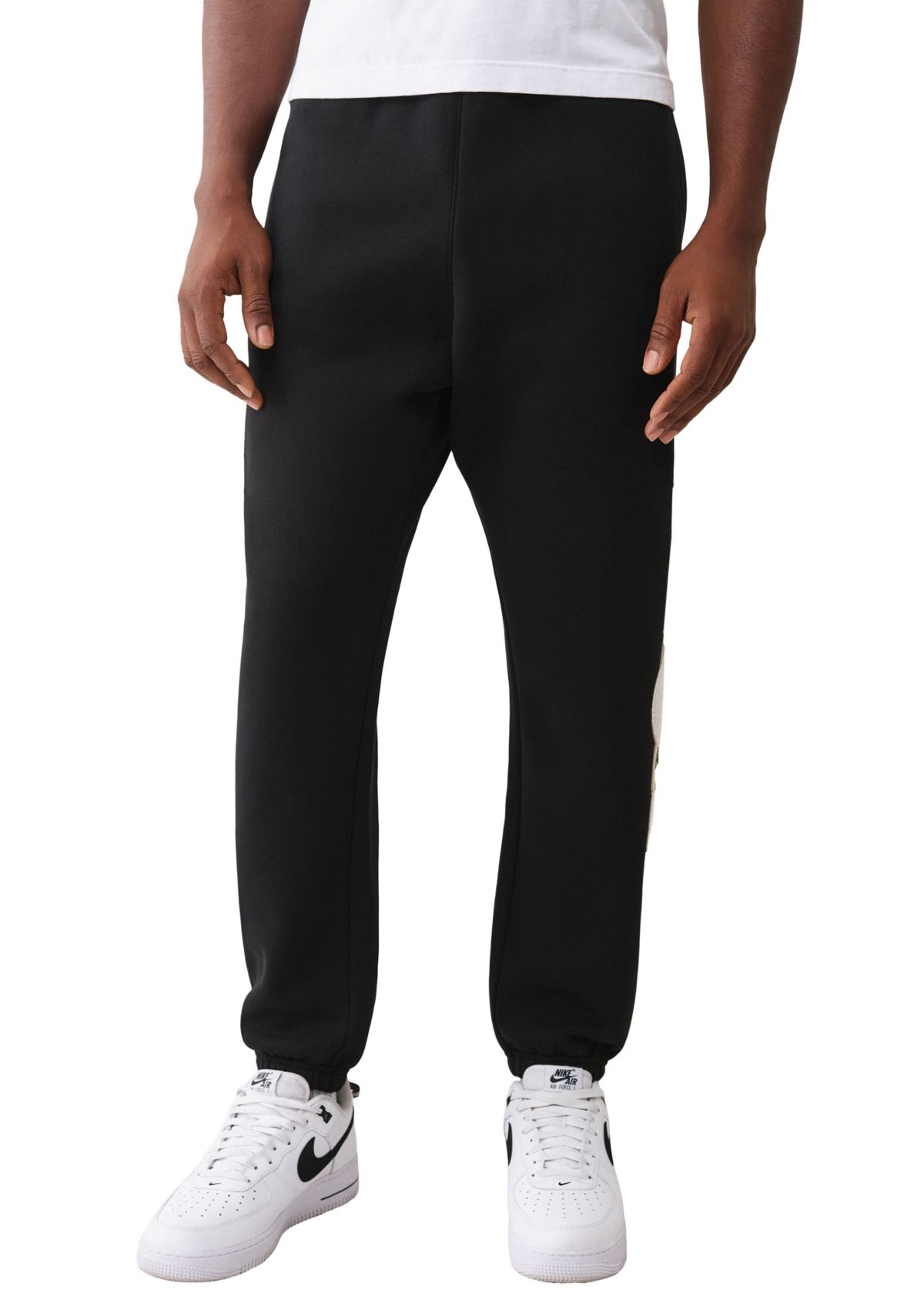 Terry Applique Logo Knit Jogger Pants