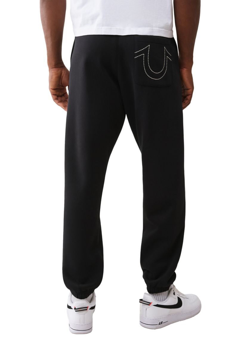 Terry Applique Logo Knit Jogger Pants