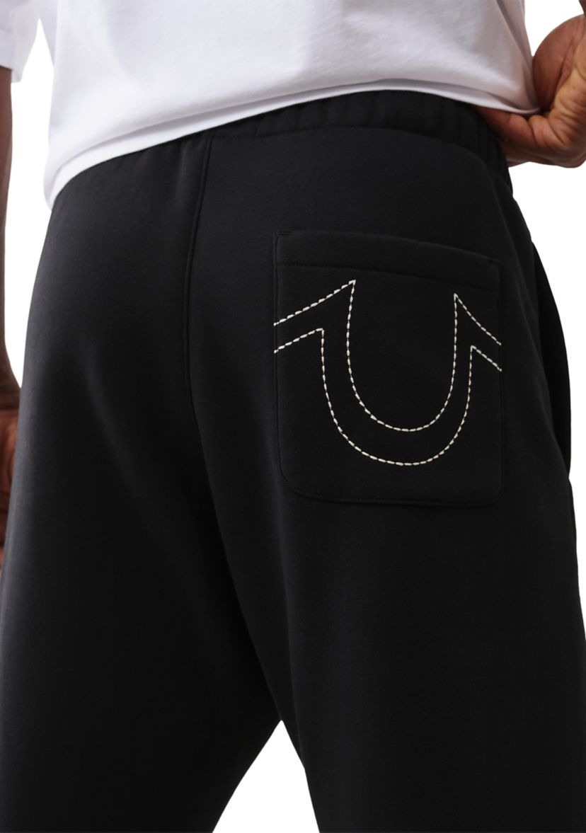 Terry Applique Logo Knit Jogger Pants