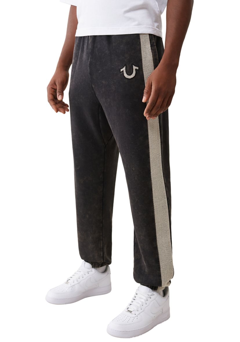 Mesh Inset Knit Jogger Joggers