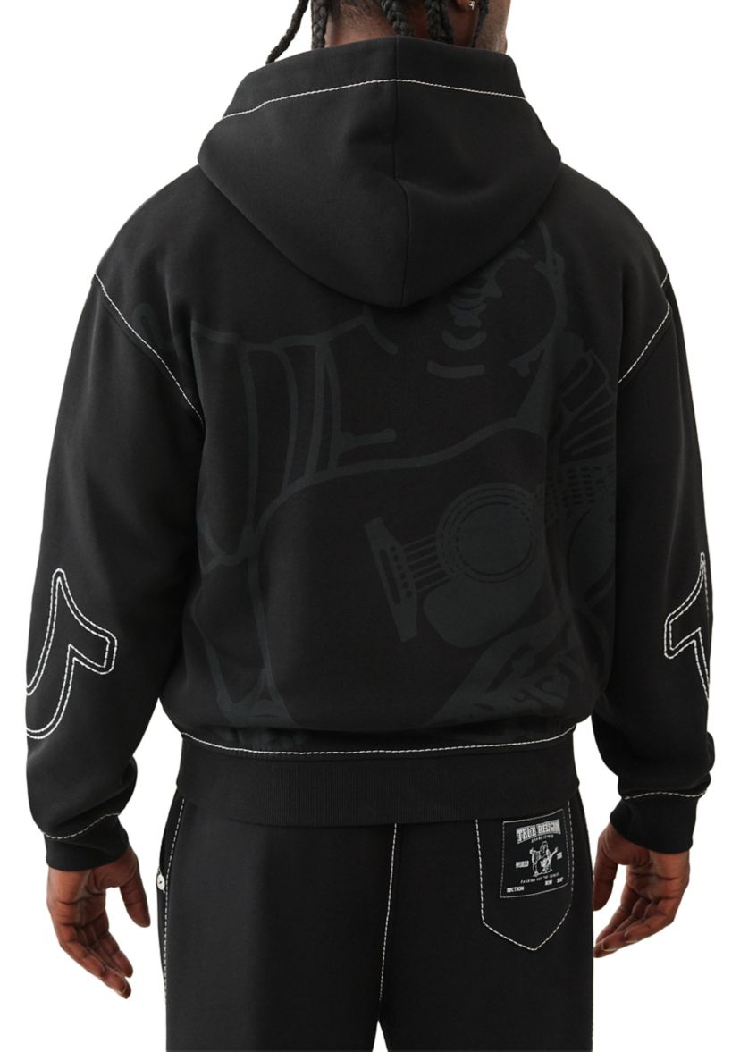 Anniversary Print Big T Zip Hoodie