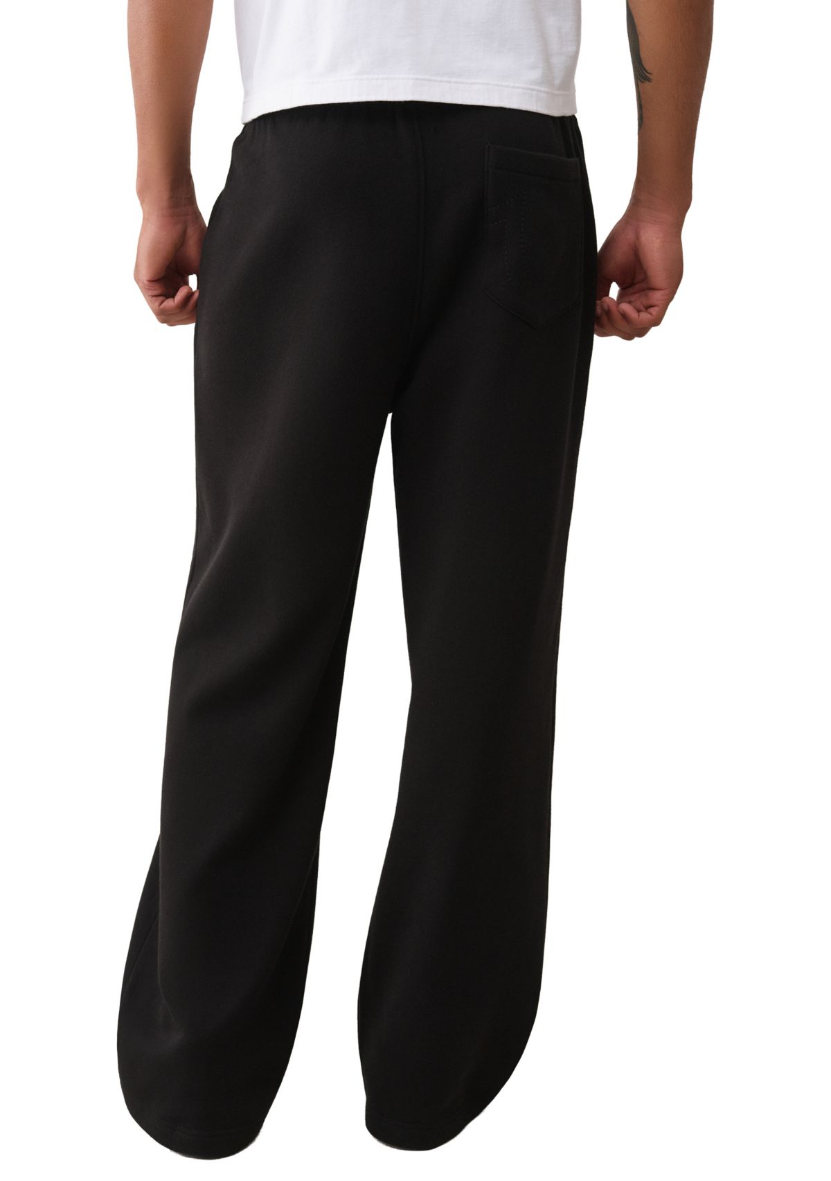 Mens Logo Flag Baggy Sweatpants