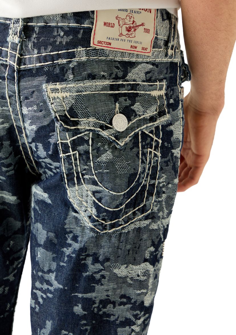 早い者勝ち　TRUE RELIGION BOOT CUT DENIM 32 True Religion Men's Billy Boot Cut Fit Super T Jacquard Jeans | Belk