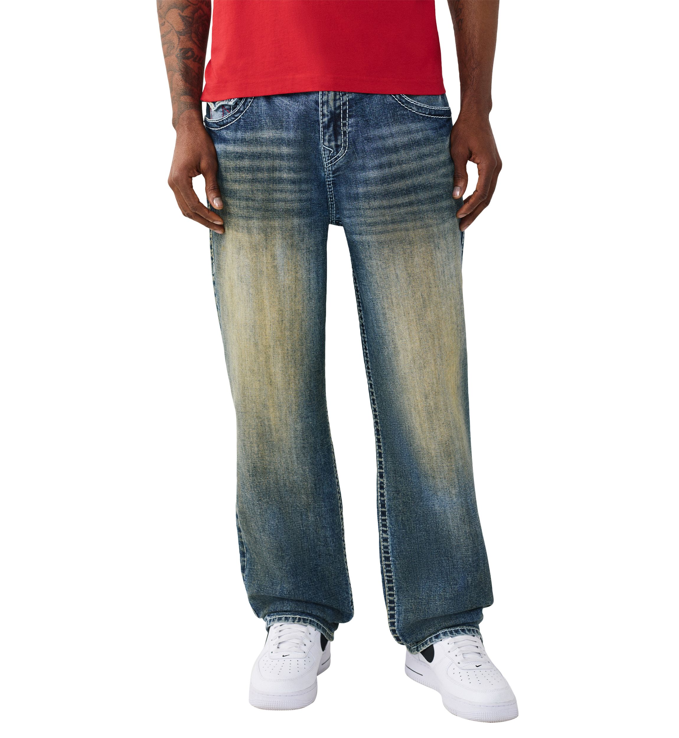パンツ TRUE RELIGION BOBBY BIG T 30 swag yoko True Religion Bobby Big T Baggy Flap Jean | Belk