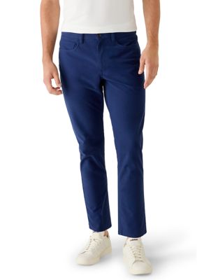 Southern Proper Men's 5 Pocket Pants, Blue, 38 x 30