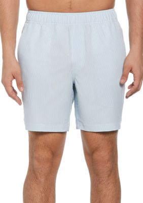 Southern Proper Men's Striped Pull On 7'' Seersucker Shorts