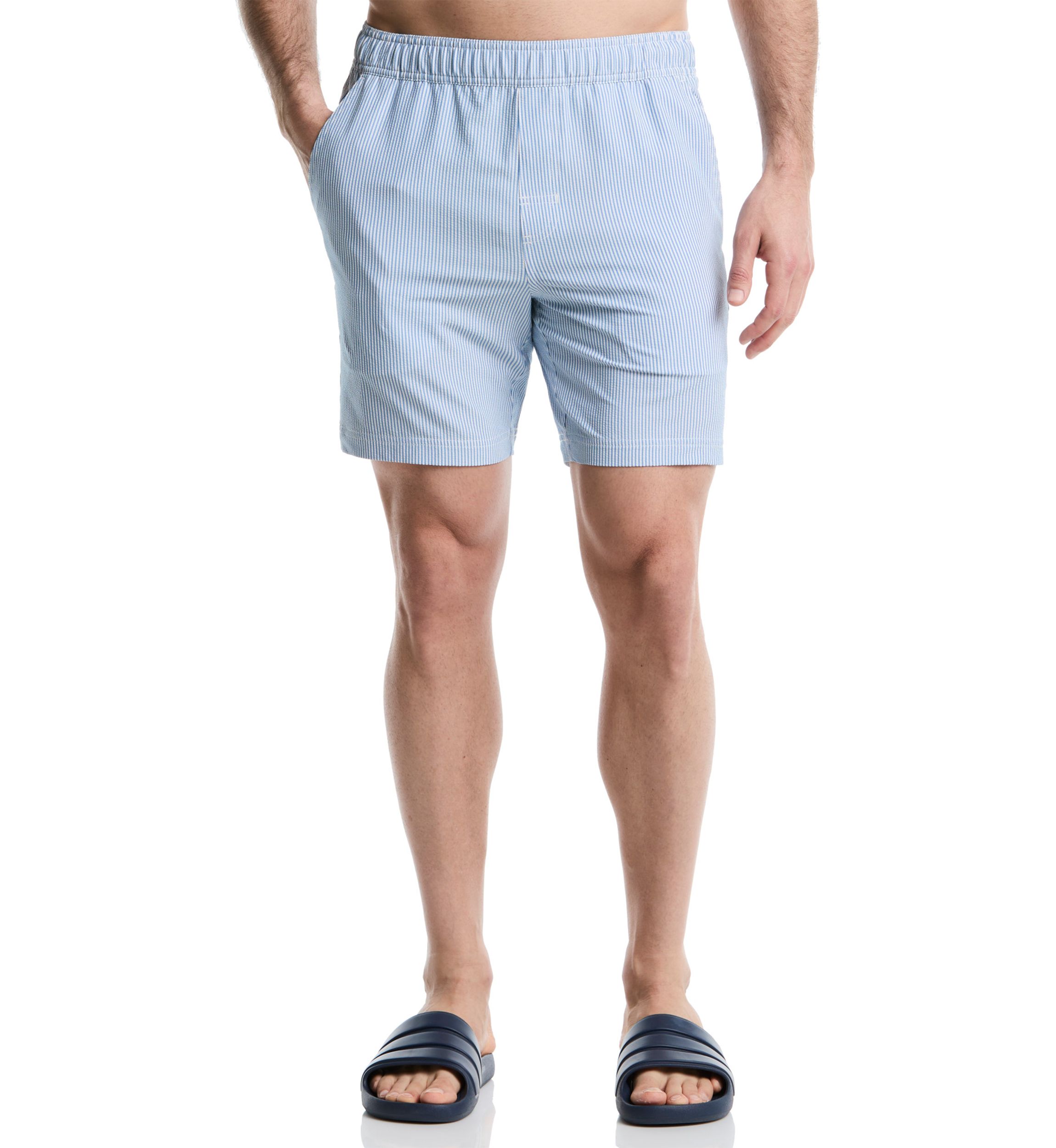 Striped Seersucker Shorts 