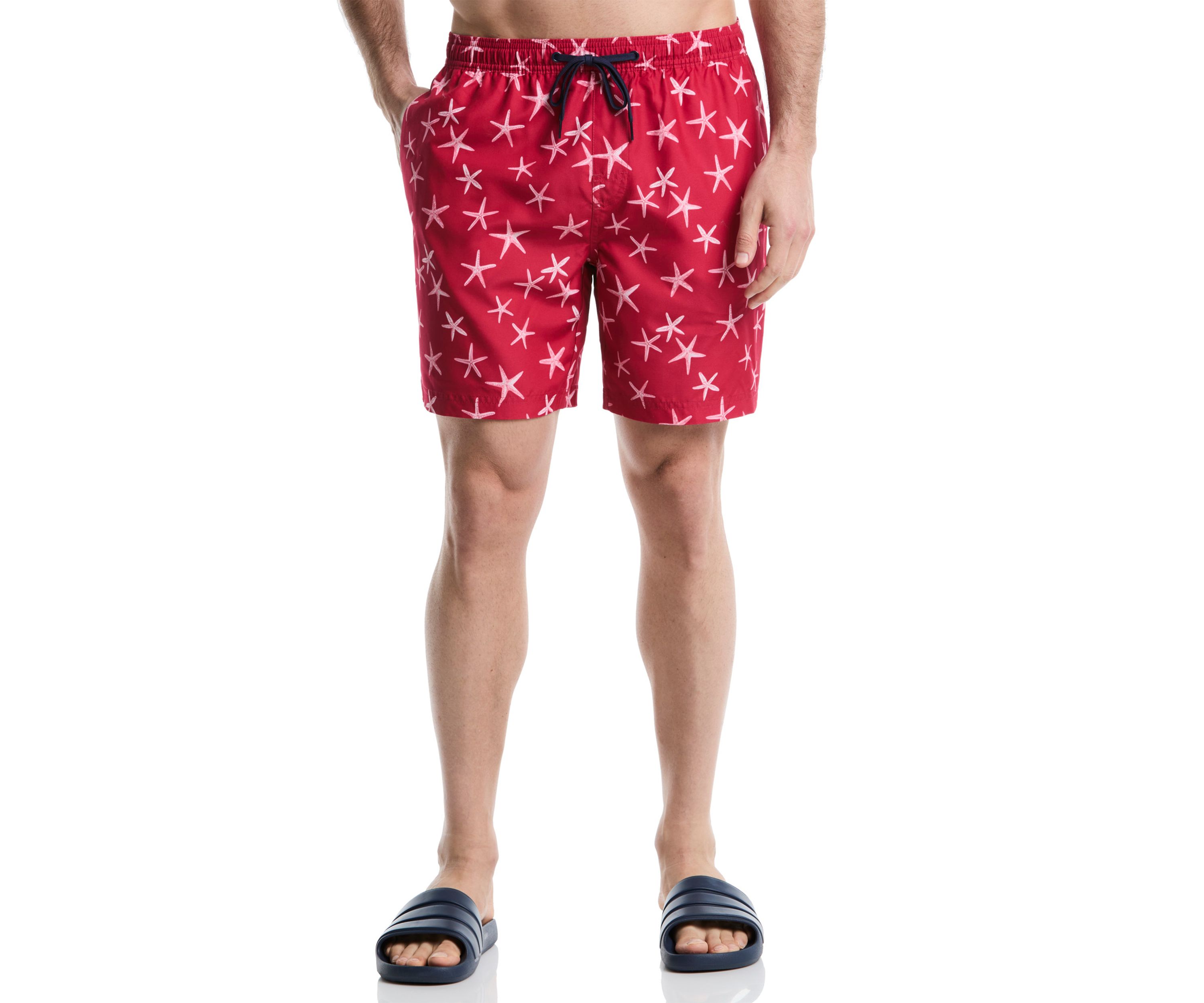 Printed Starfish Swim Trunks