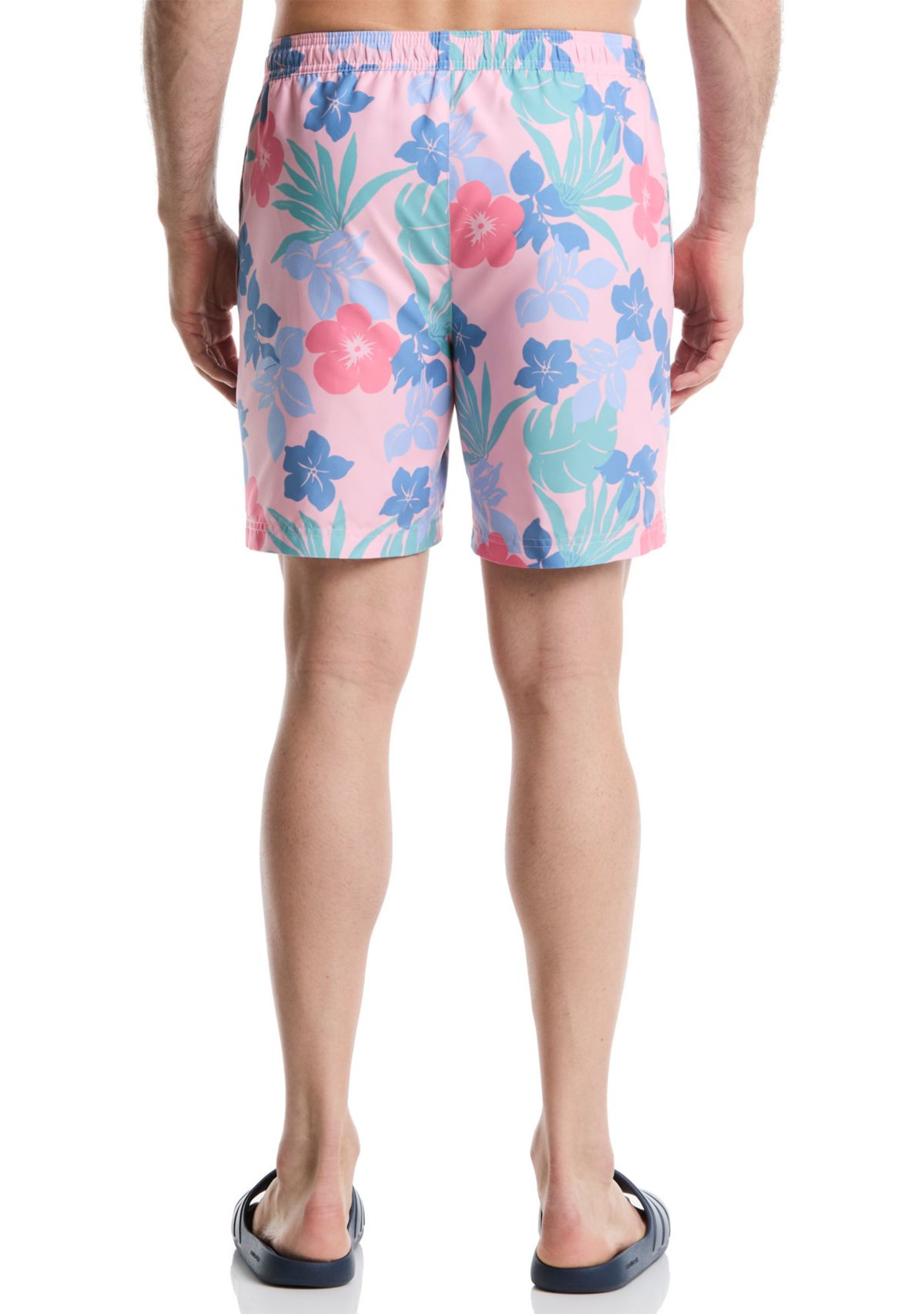 Big & Tall Printed Swim Trunks