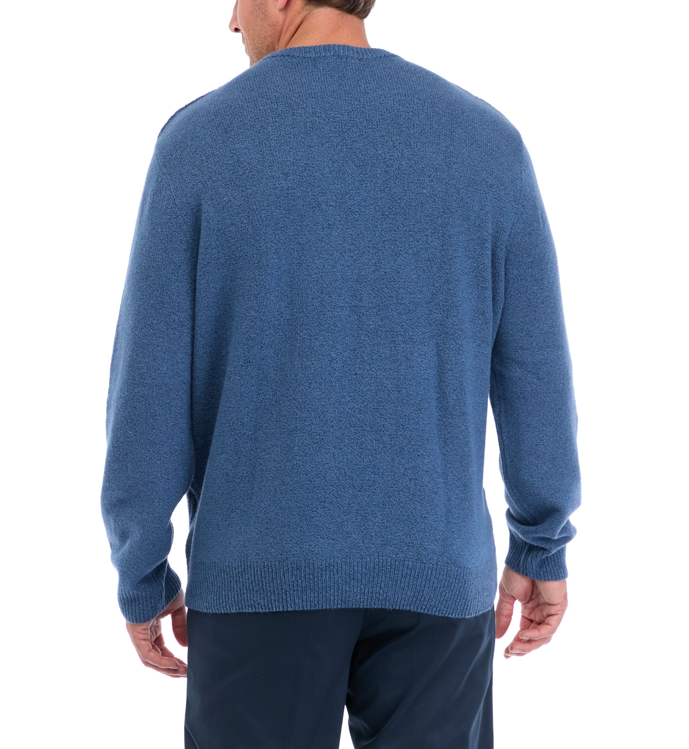 Big & Tall Fisherman Crew Neck Sweater