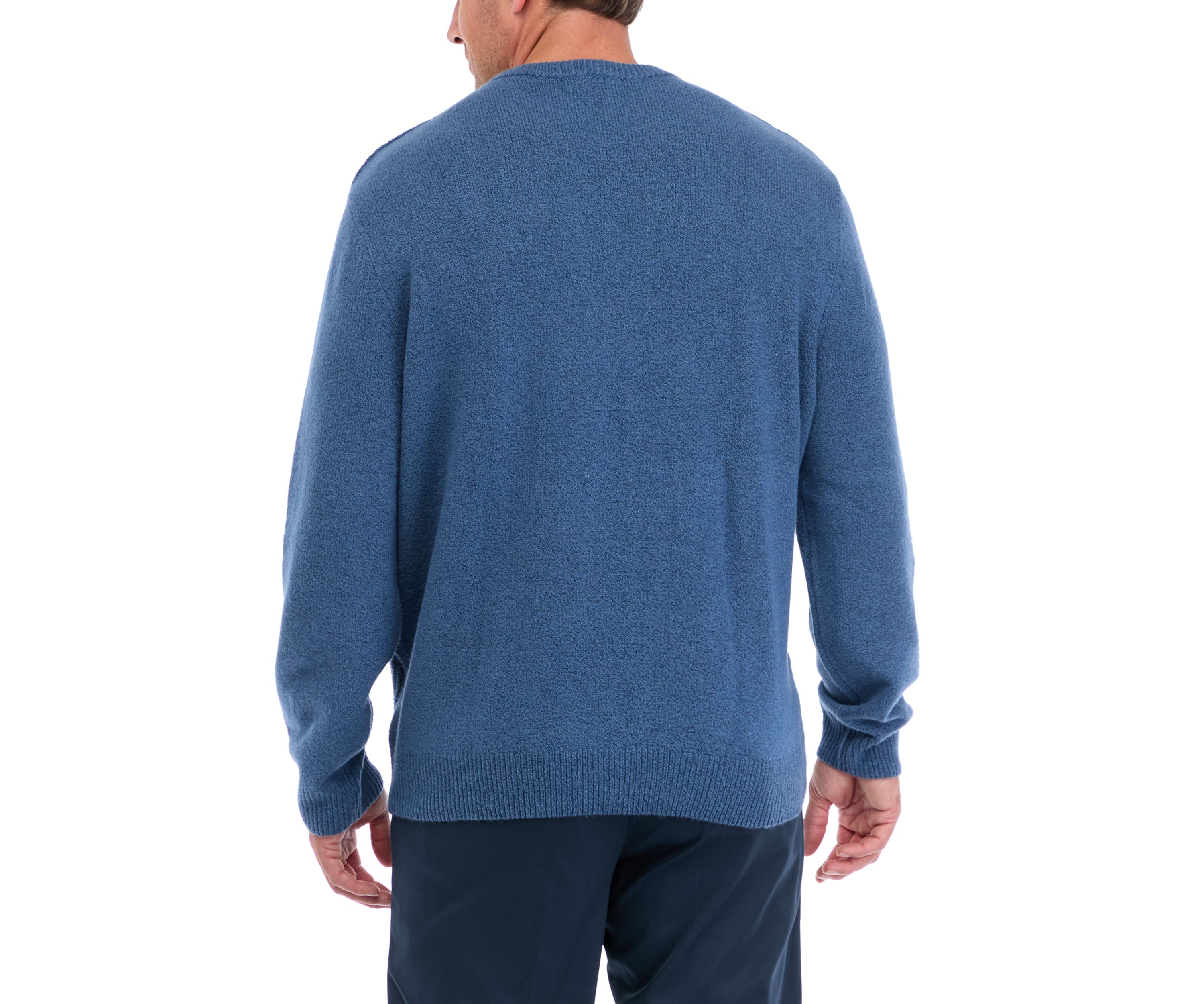 Big & Tall Fisherman Crew Neck Sweater