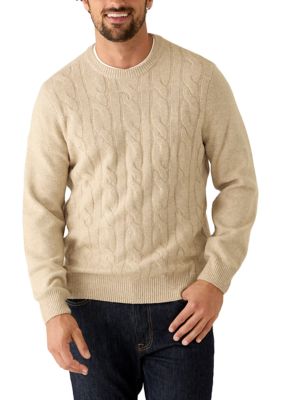 Southern Proper Men's Fishermen Crew Neck Sweater, XL