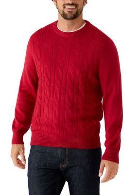 Southern Proper Men's Fishermen Crew Neck Sweater, 2XL
