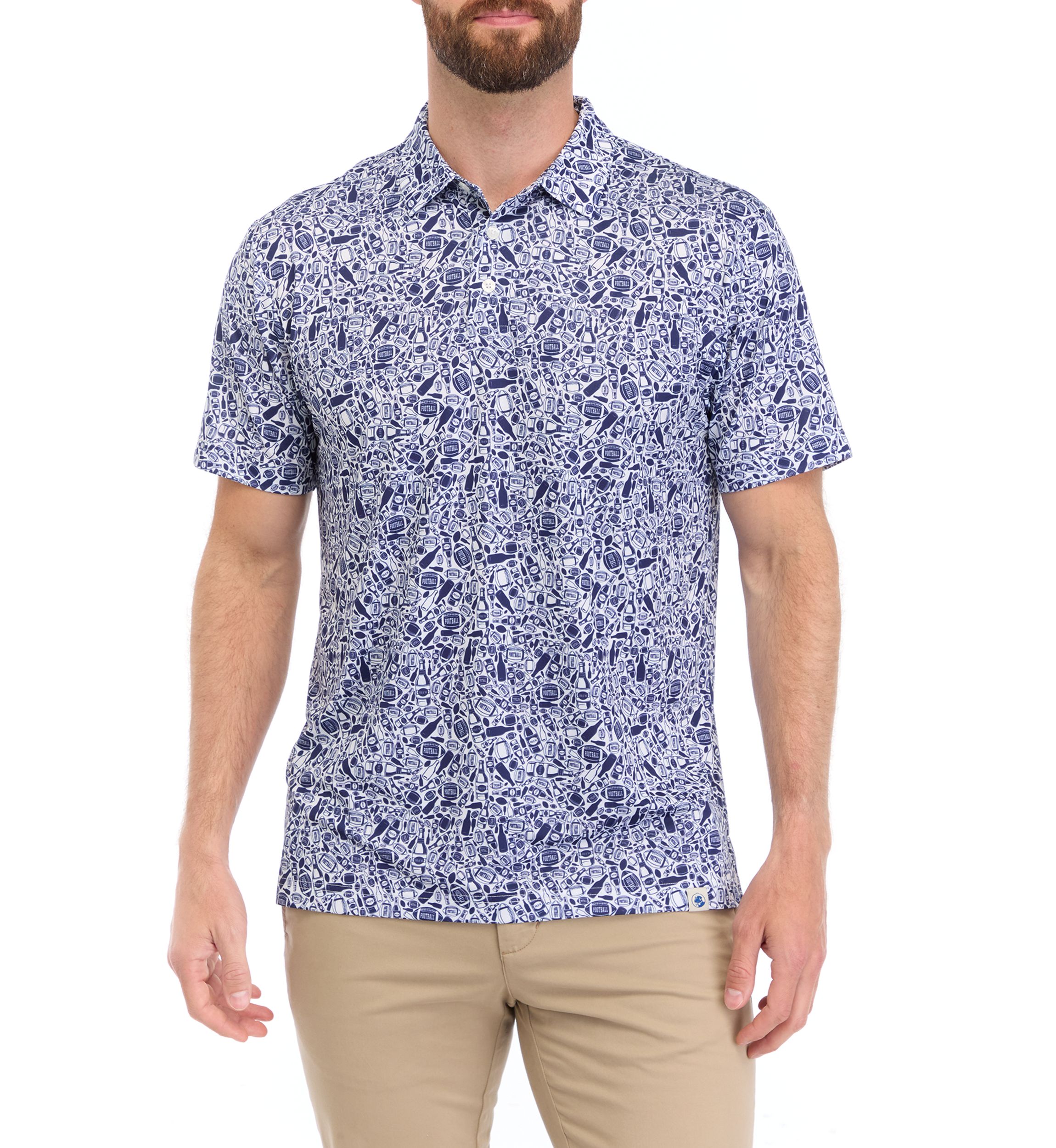 Football Printed Polo Shirt