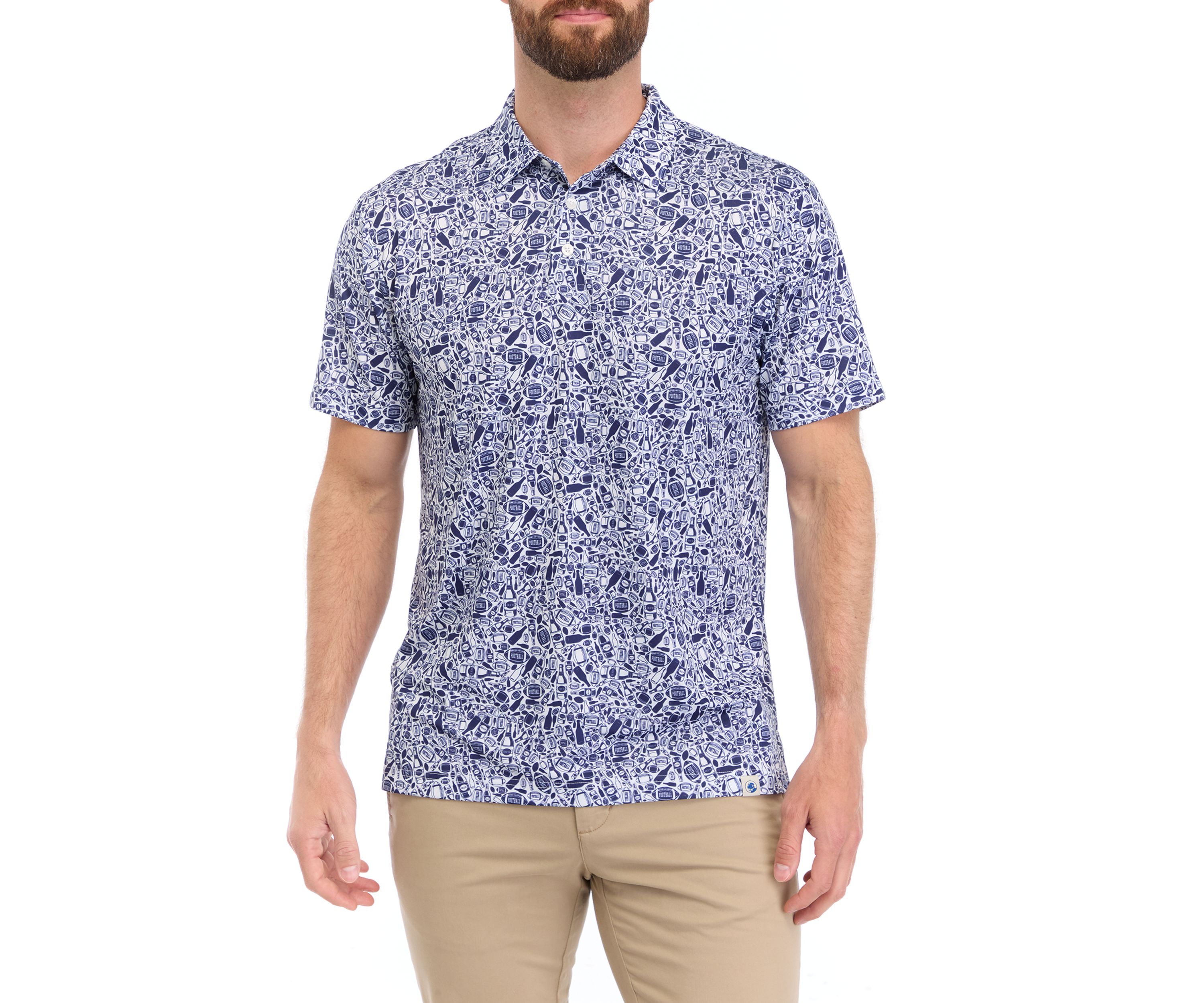 Football Printed Polo Shirt