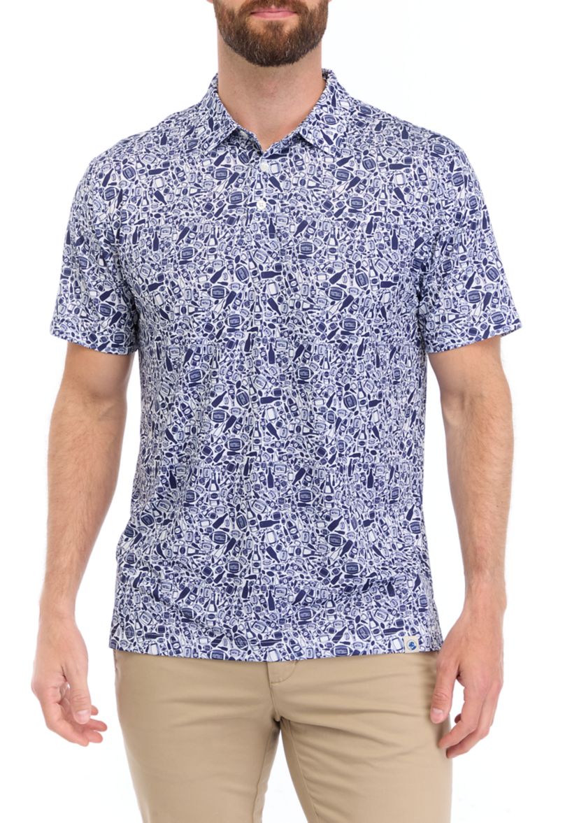 Football Printed Polo Shirt