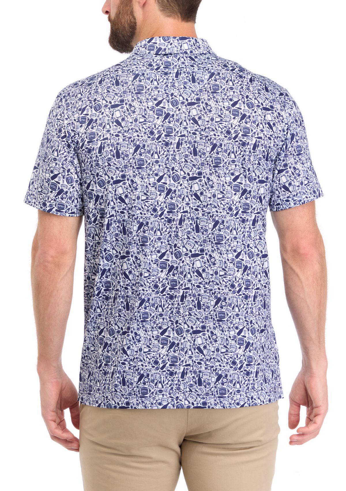 Football Printed Polo Shirt