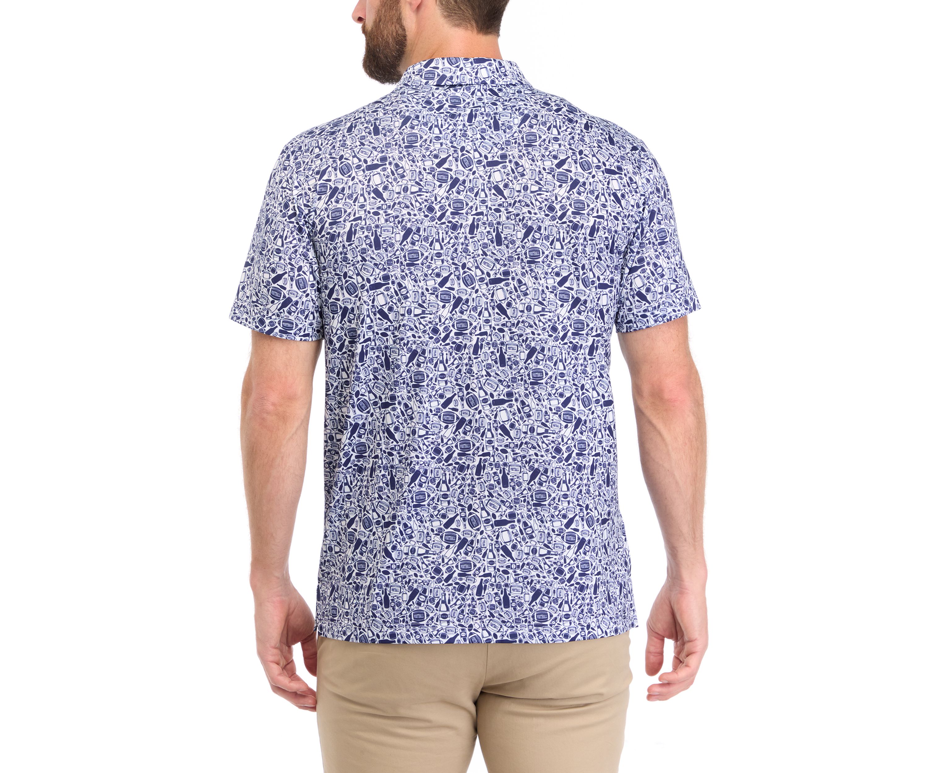 Football Printed Polo Shirt