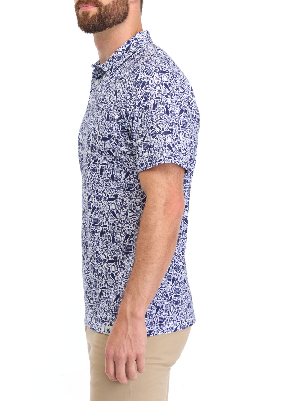 Football Printed Polo Shirt