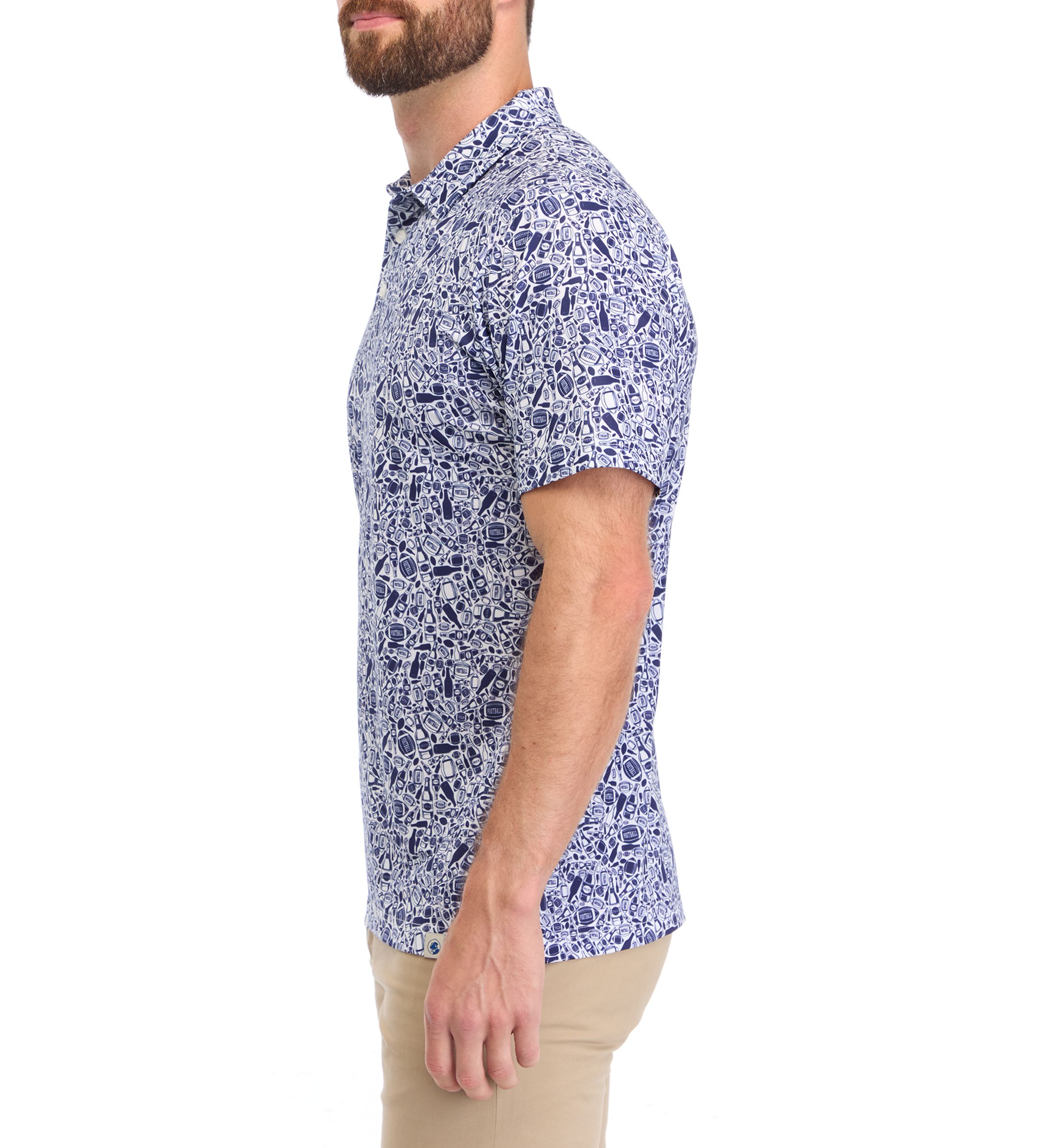 Football Printed Polo Shirt