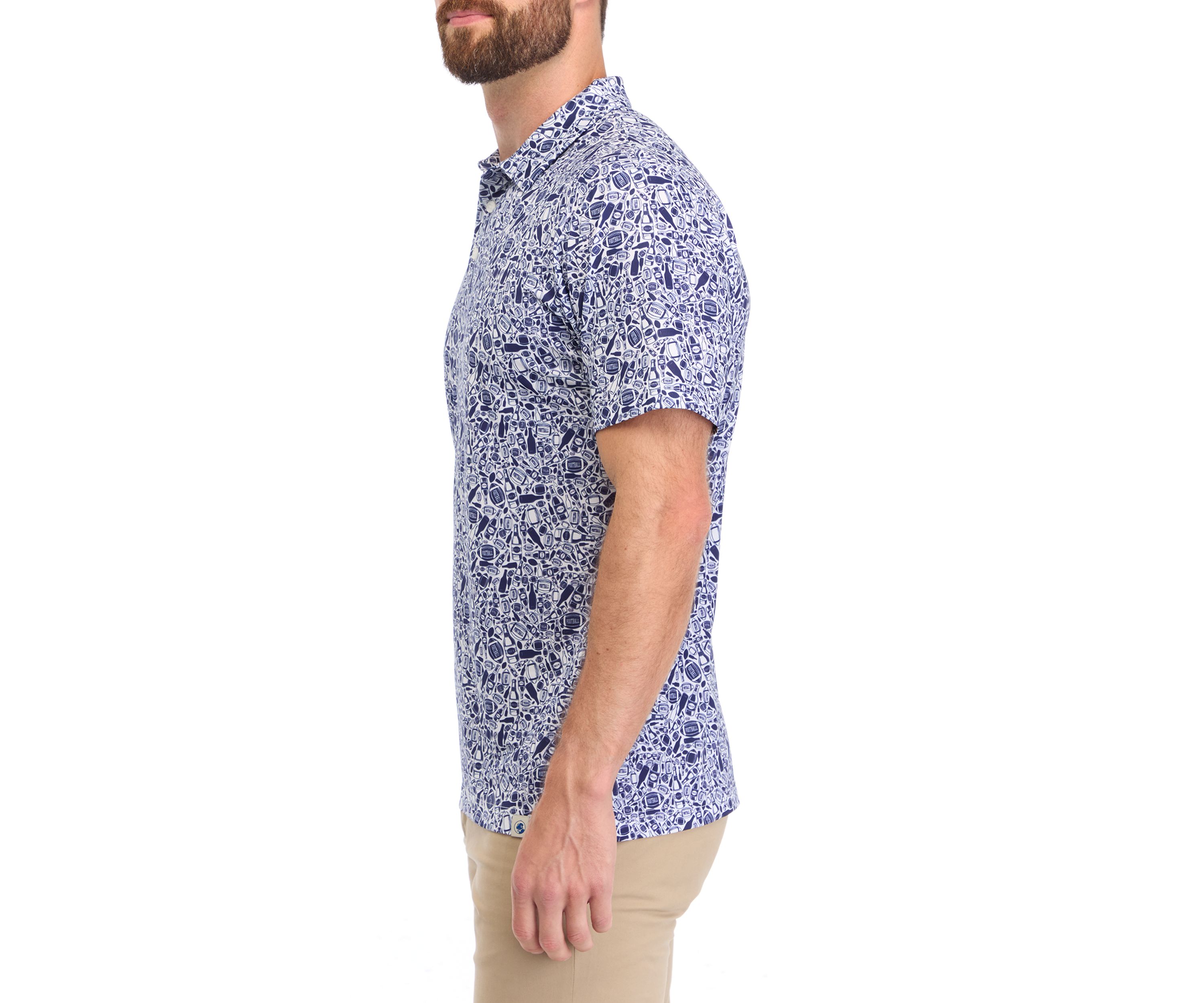 Football Printed Polo Shirt