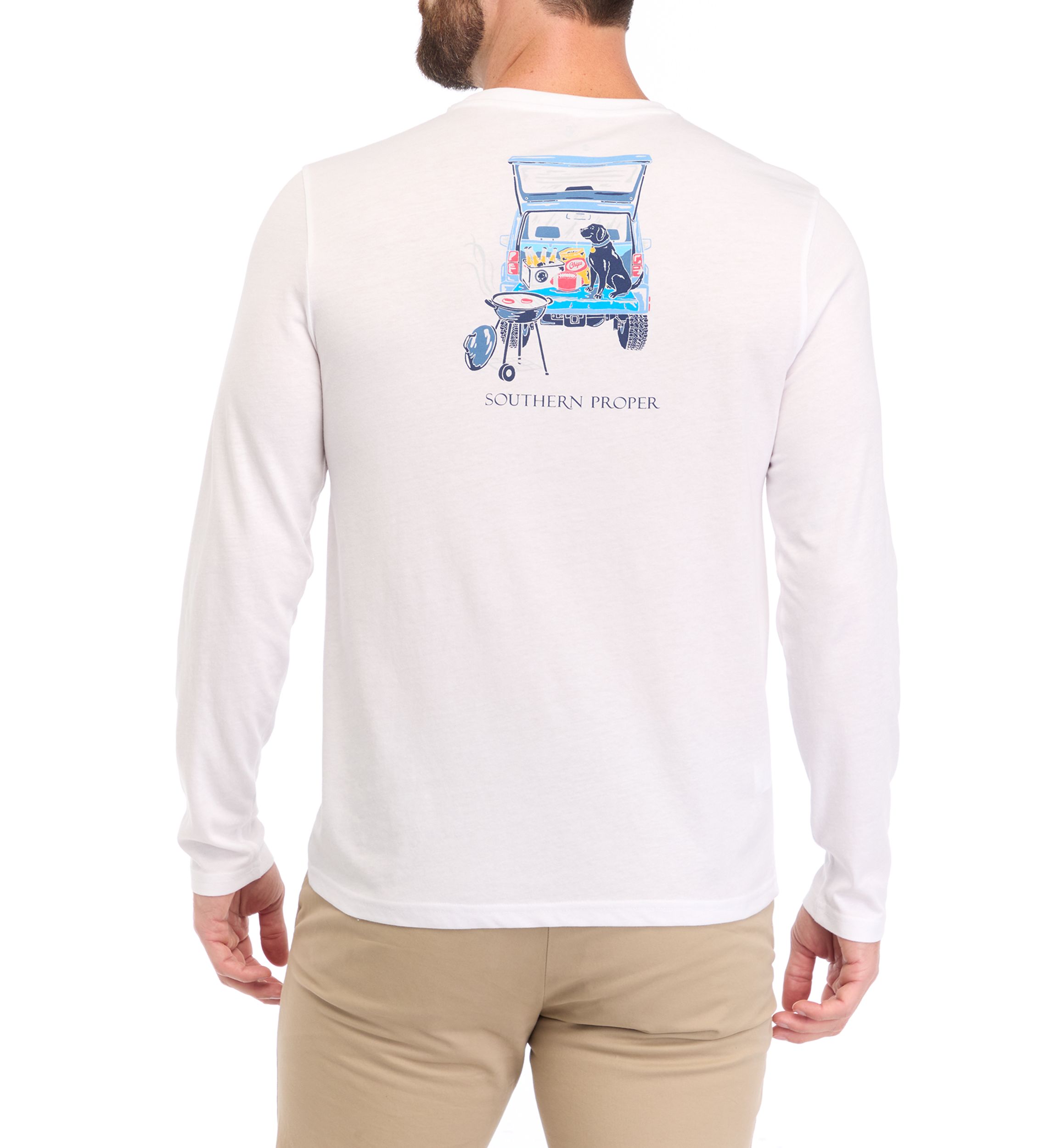Tailgating Long Sleeve Graphic T-Shirt