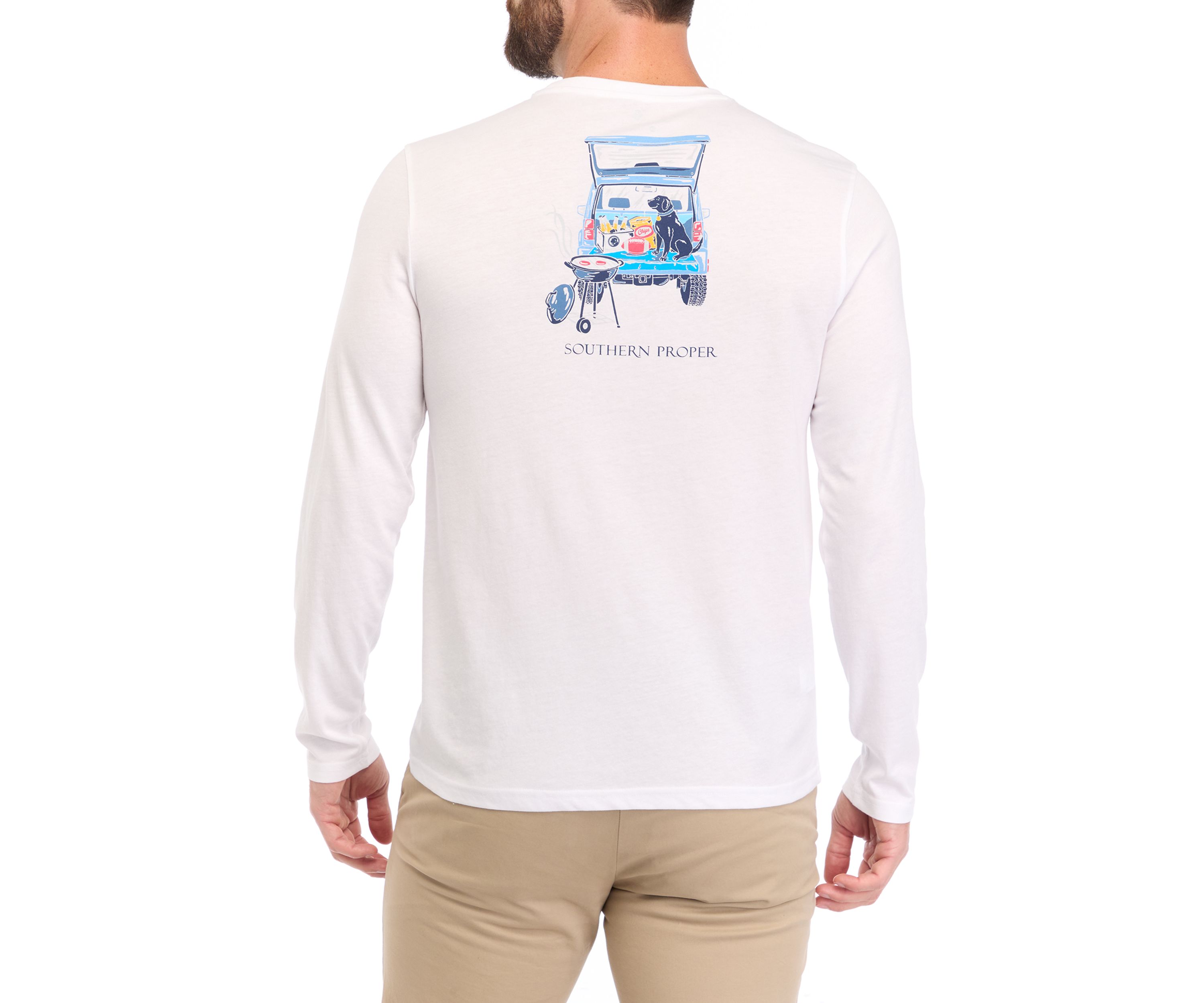 Tailgating Long Sleeve Graphic T-Shirt