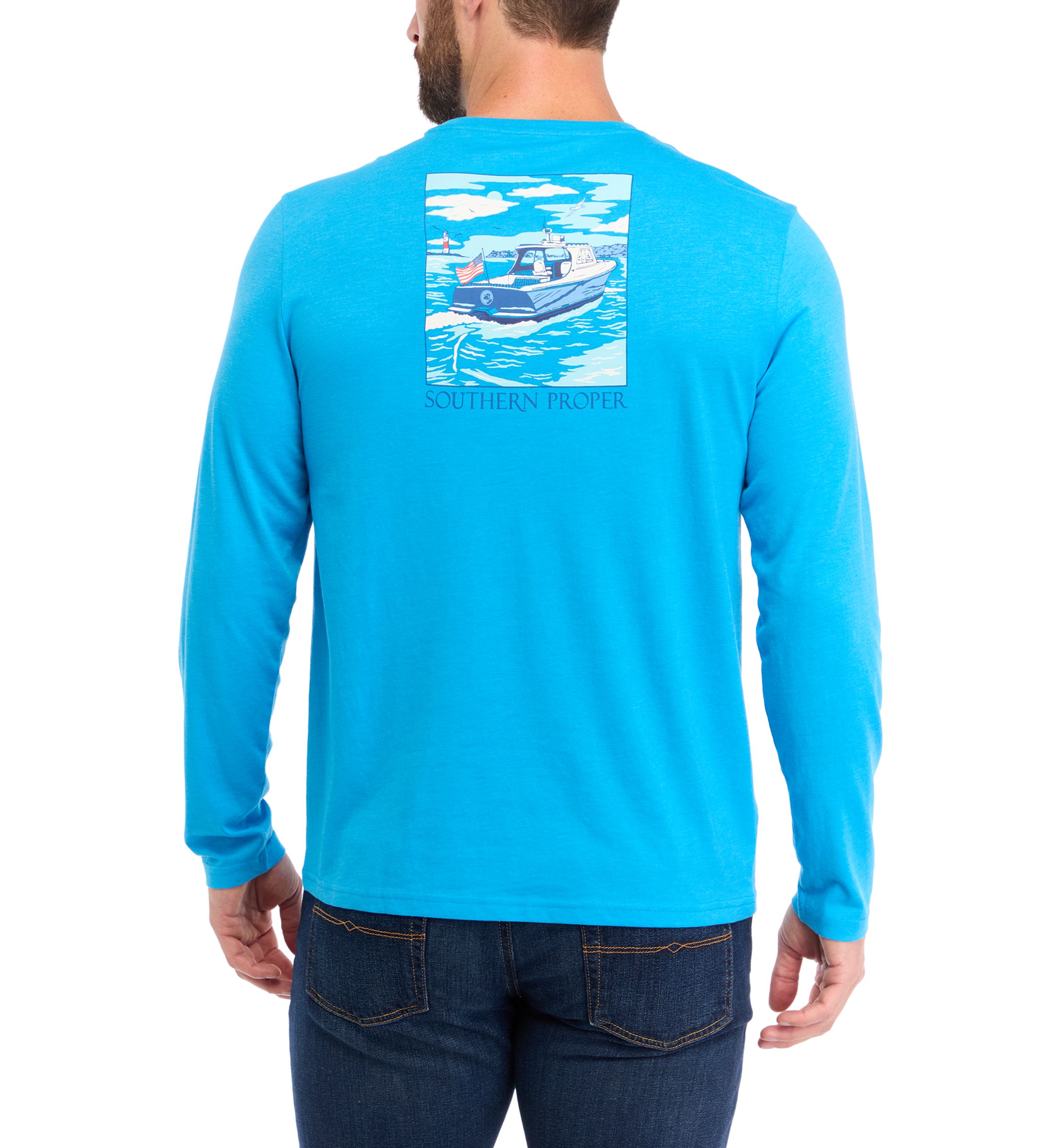 Boat Long Sleeve Graphic T-Shirt