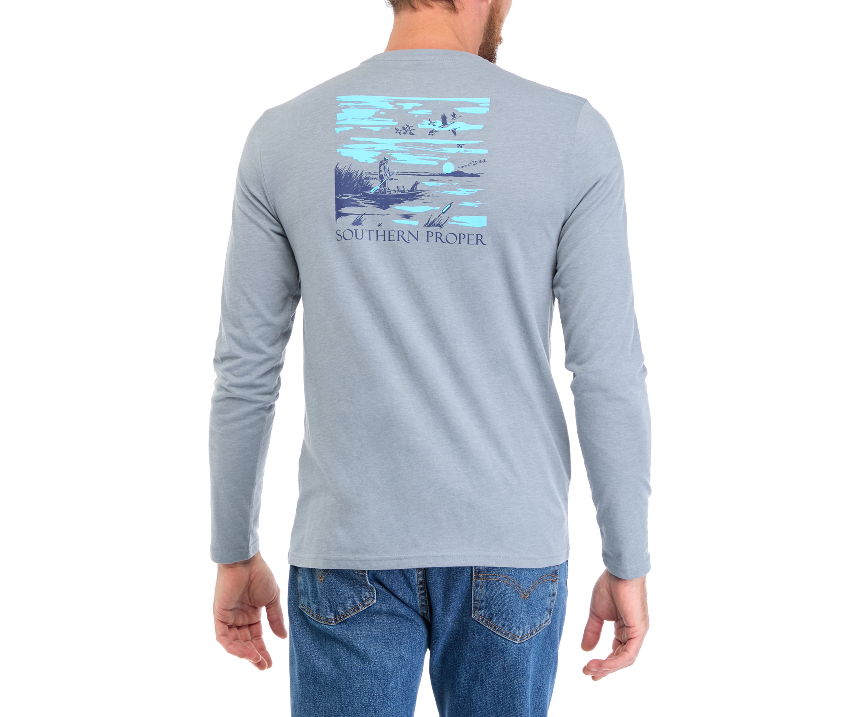 Long Sleeve Lake Day Graphic T-Shirt 