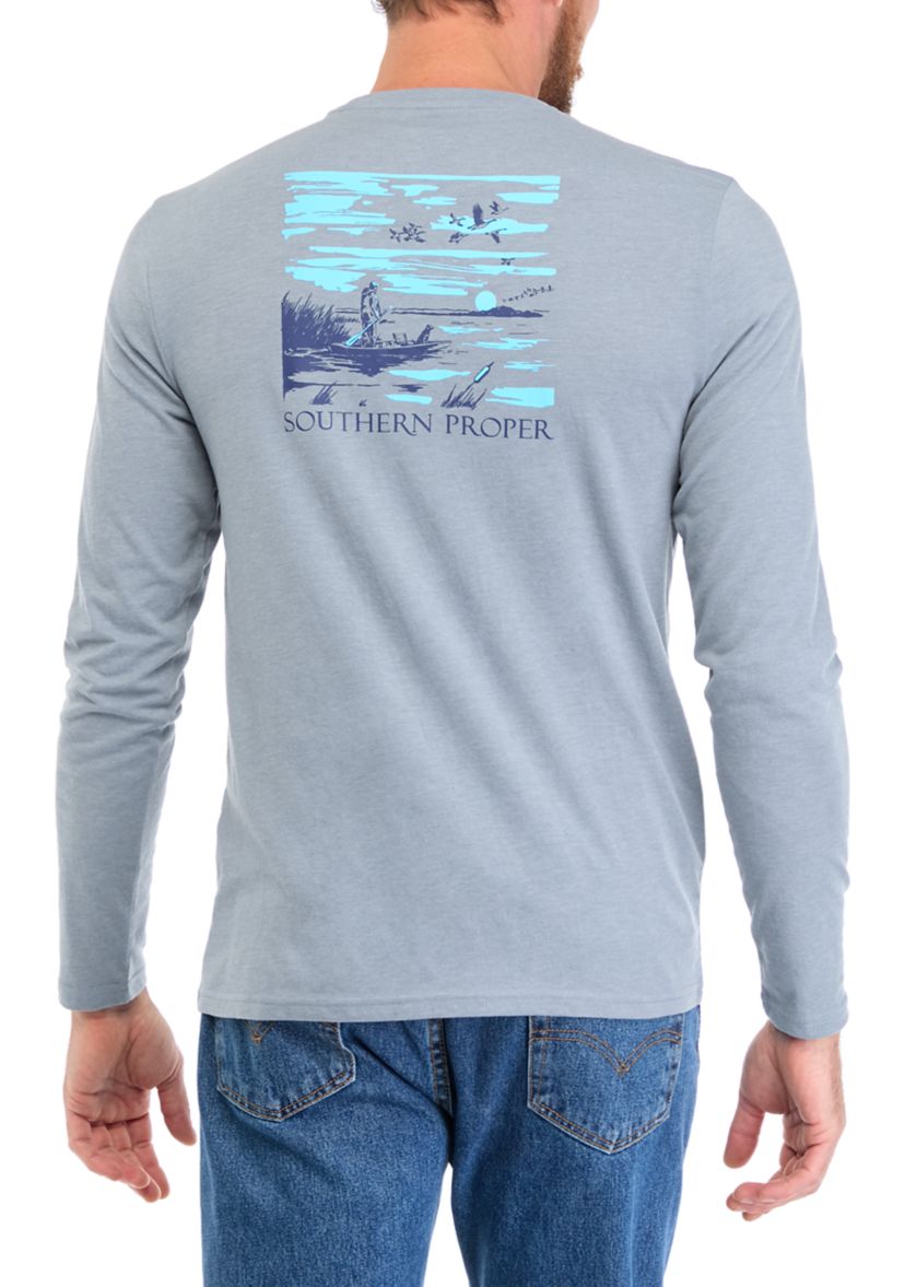 Long Sleeve Lake Day Graphic T-Shirt 