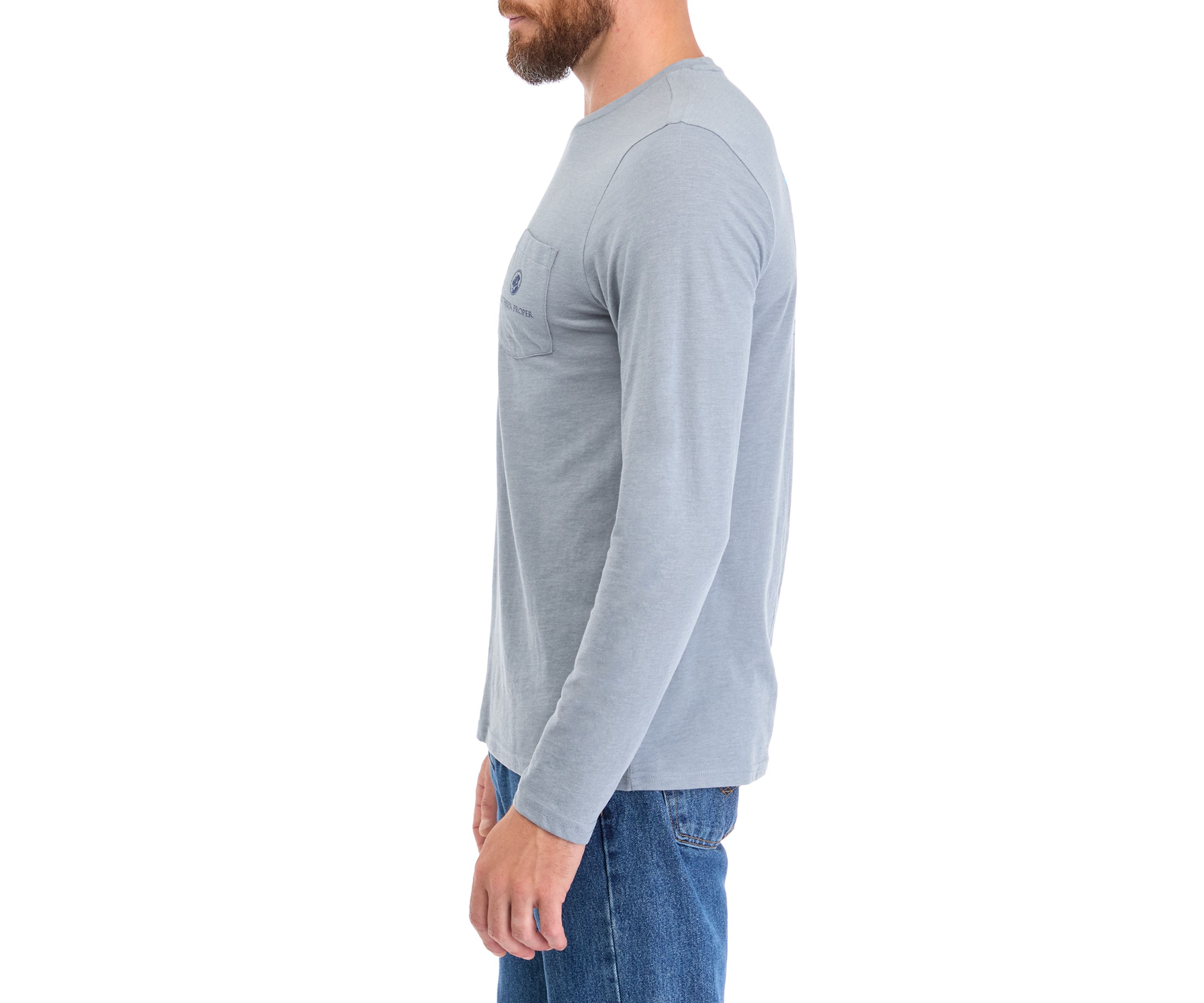 Long Sleeve Lake Day Graphic T-Shirt 