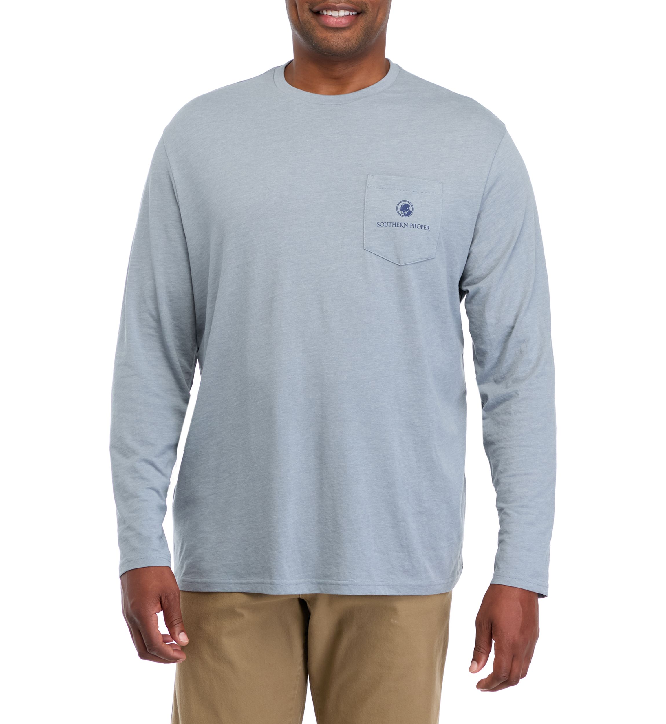 Big & Tall Long Sleeve Lake Day Graphic T-Shirt
