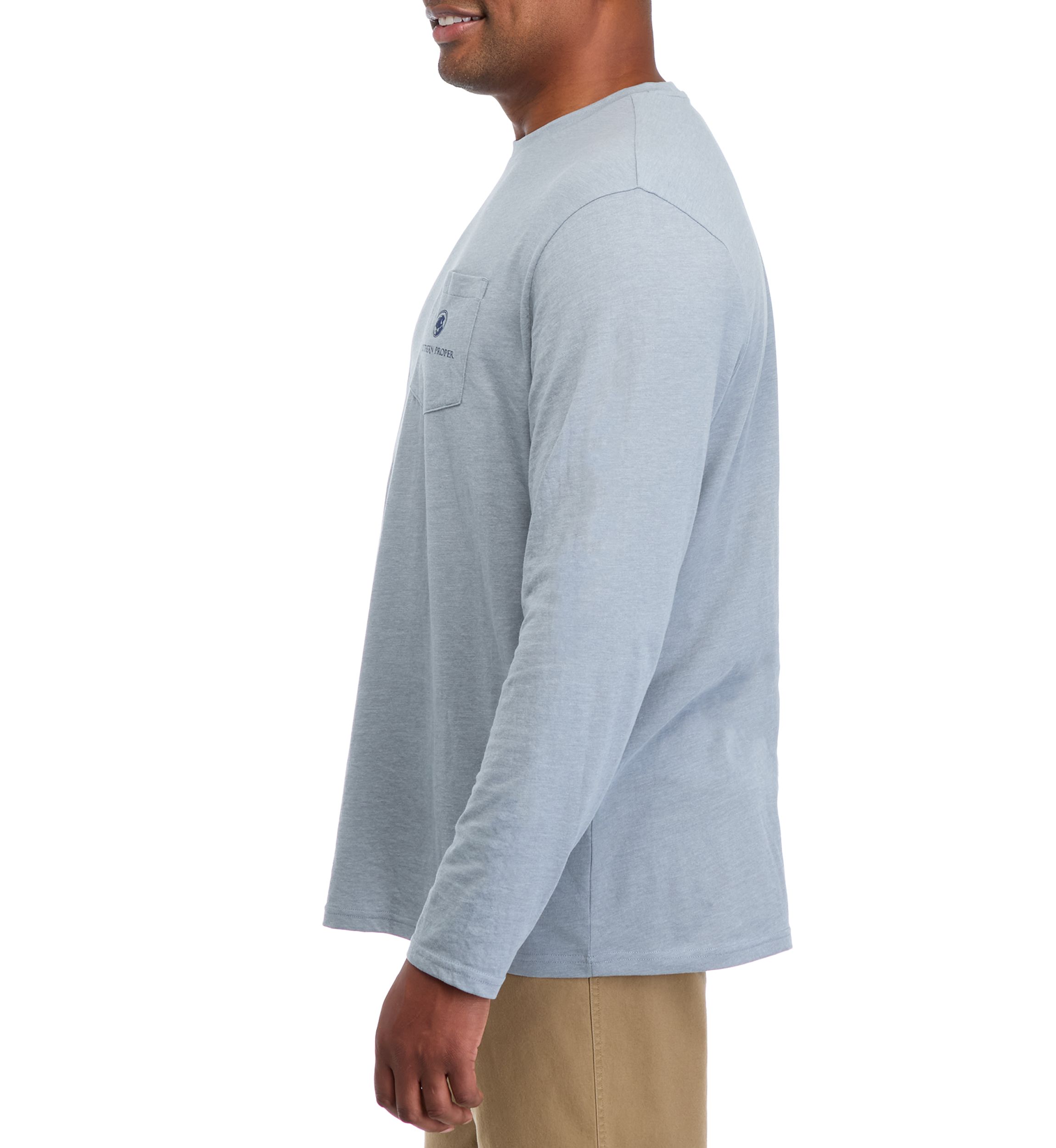 Big & Tall Long Sleeve Lake Day Graphic T-Shirt