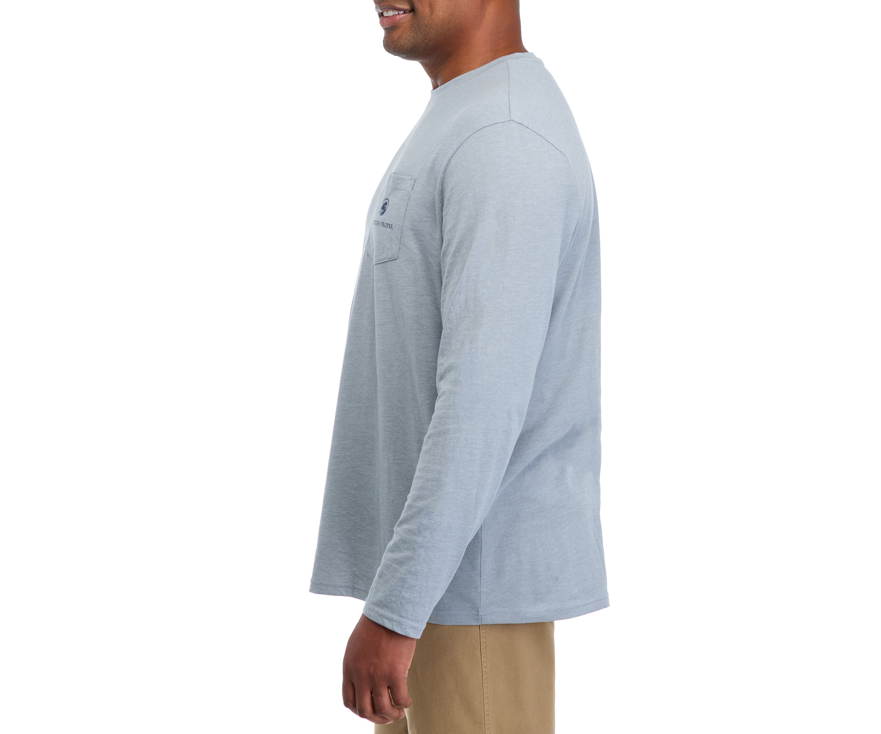Big & Tall Long Sleeve Lake Day Graphic T-Shirt