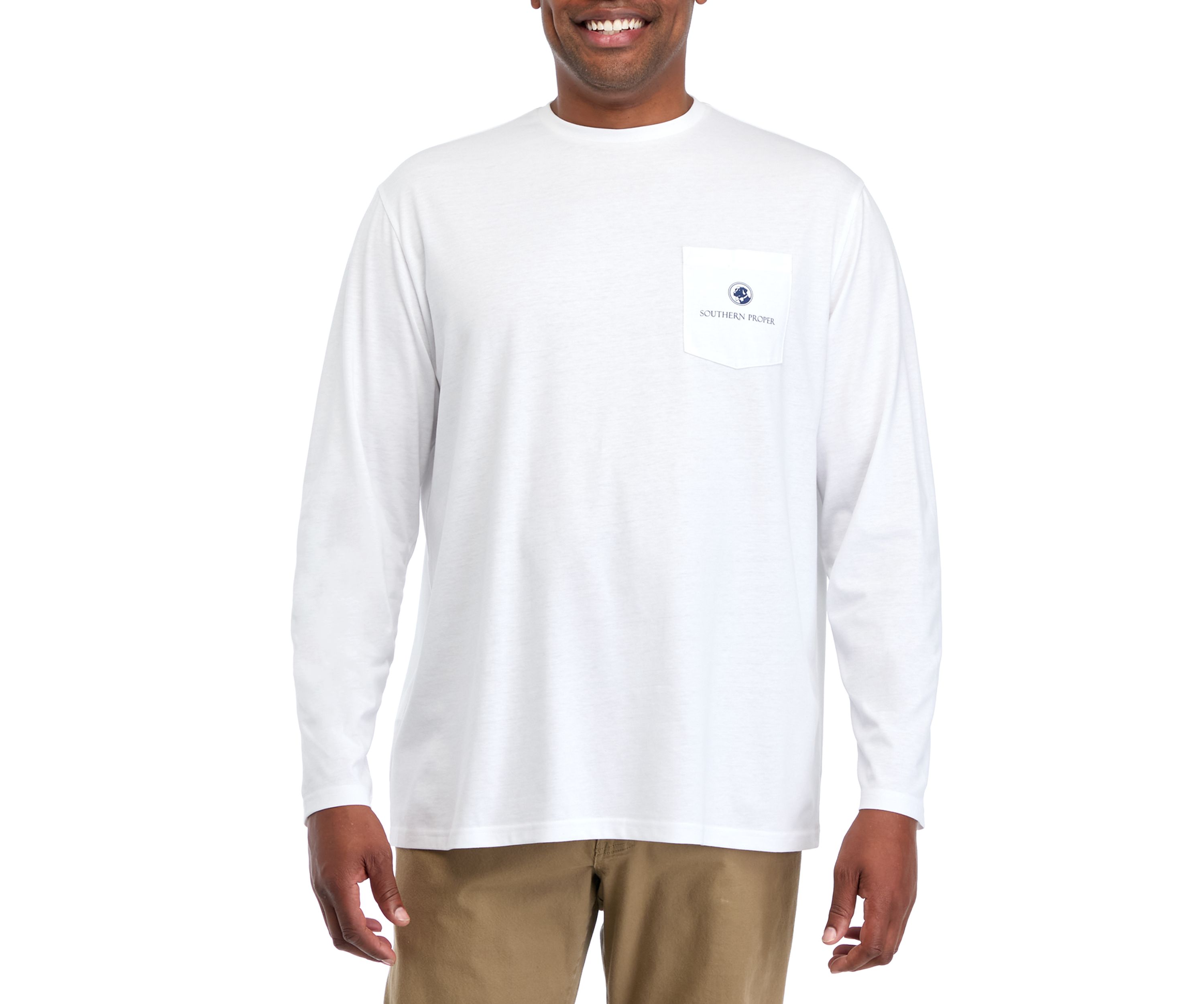 Big & Tall Long Sleeve Winter Lab Graphic T-Shirt