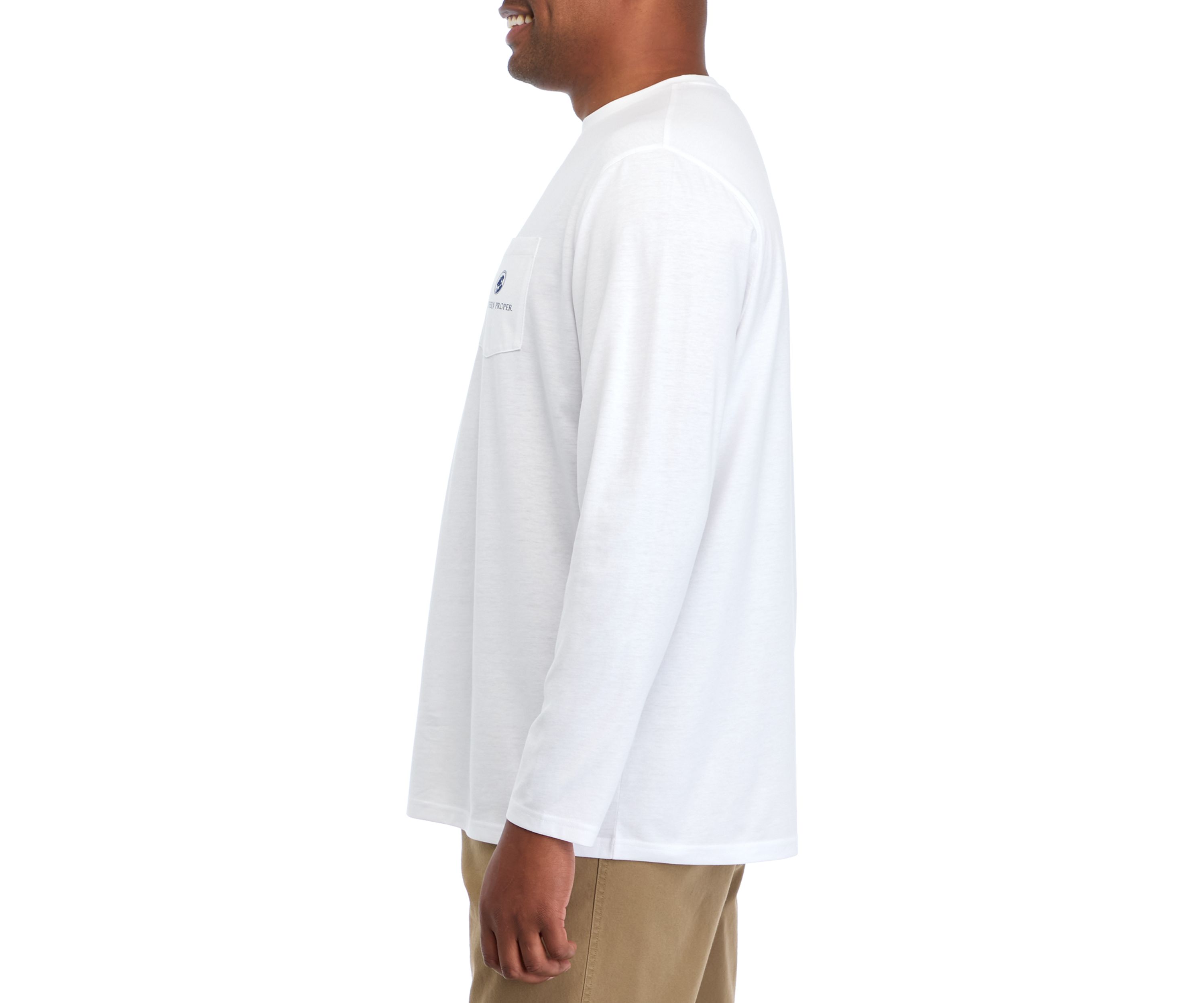 Big & Tall Long Sleeve Winter Lab Graphic T-Shirt