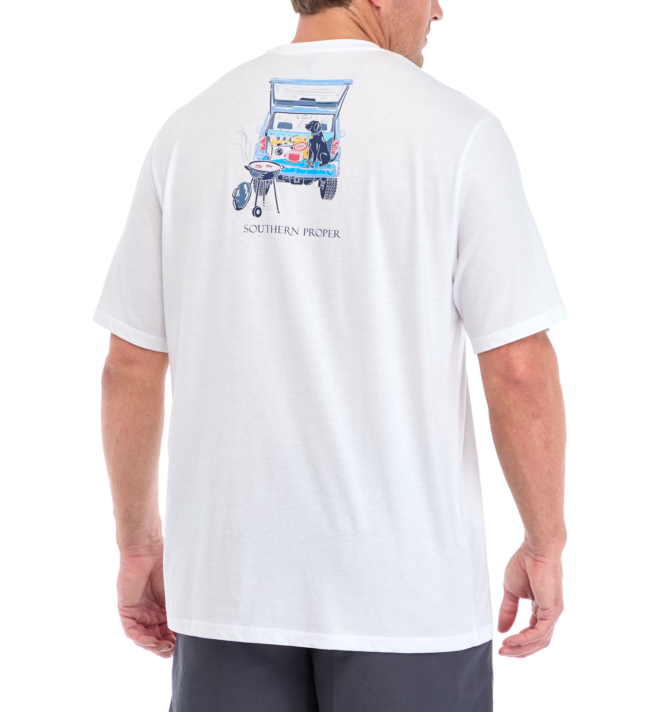 Big & Tall Short Sleeve Tailgating Day Graphic T-Shirt 