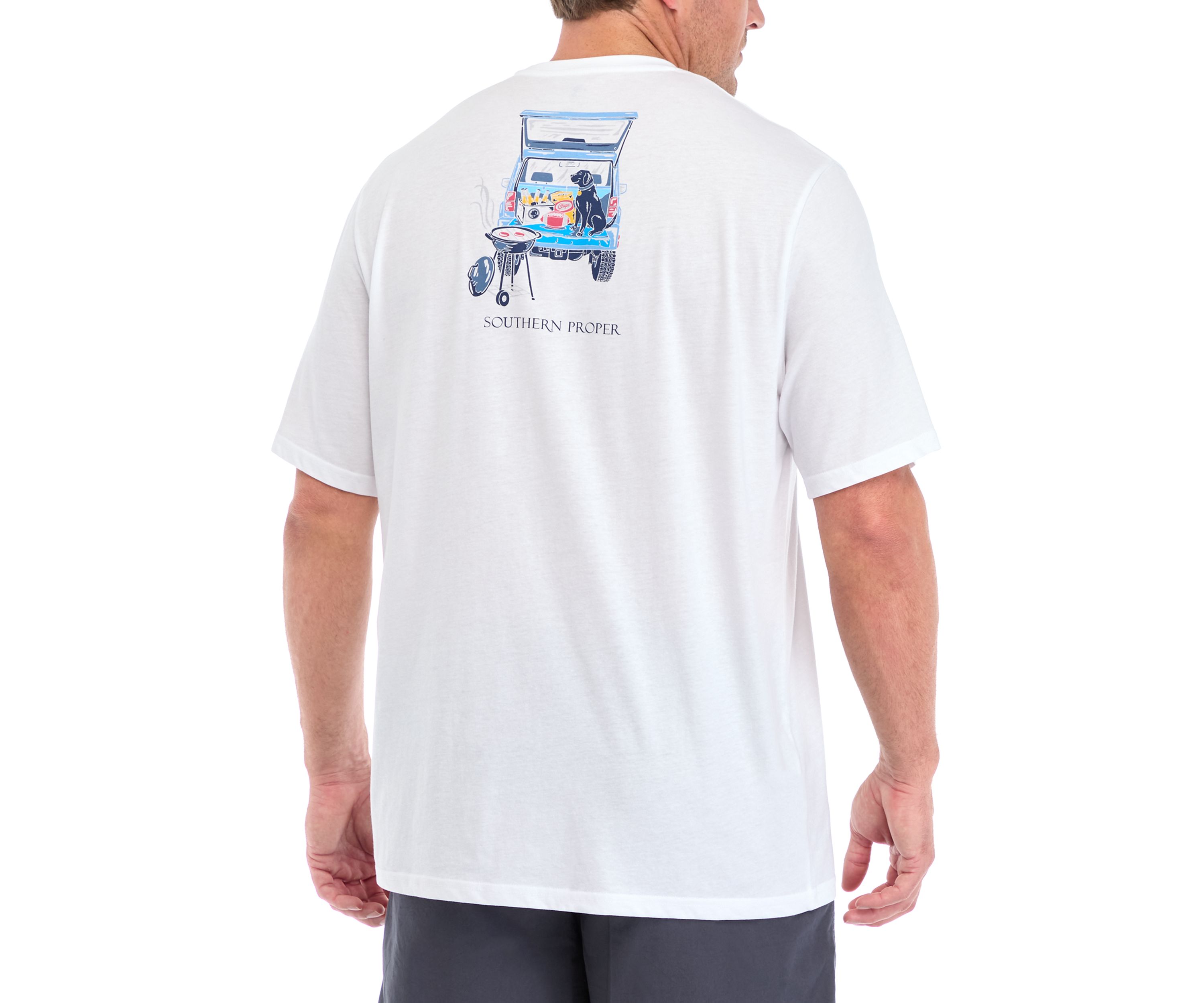 Big & Tall Short Sleeve Tailgating Day Graphic T-Shirt 