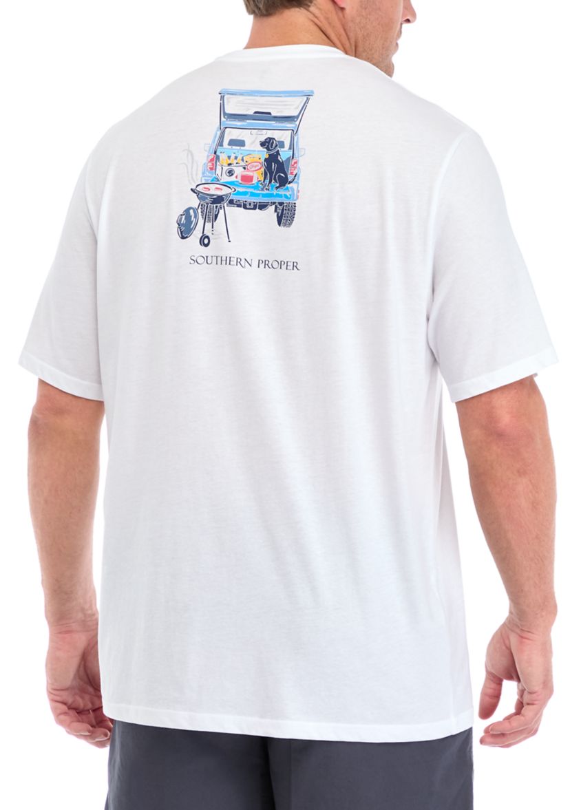 Big & Tall Short Sleeve Tailgating Day Graphic T-Shirt 