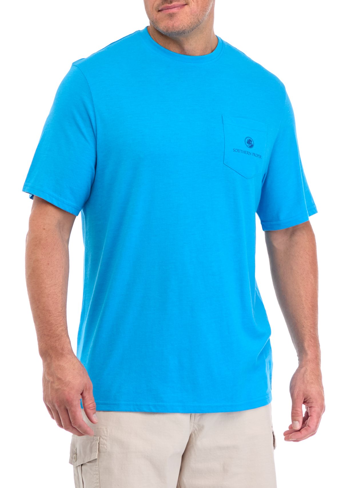 Big & Tall Short Boat Graphic T-Shirt 