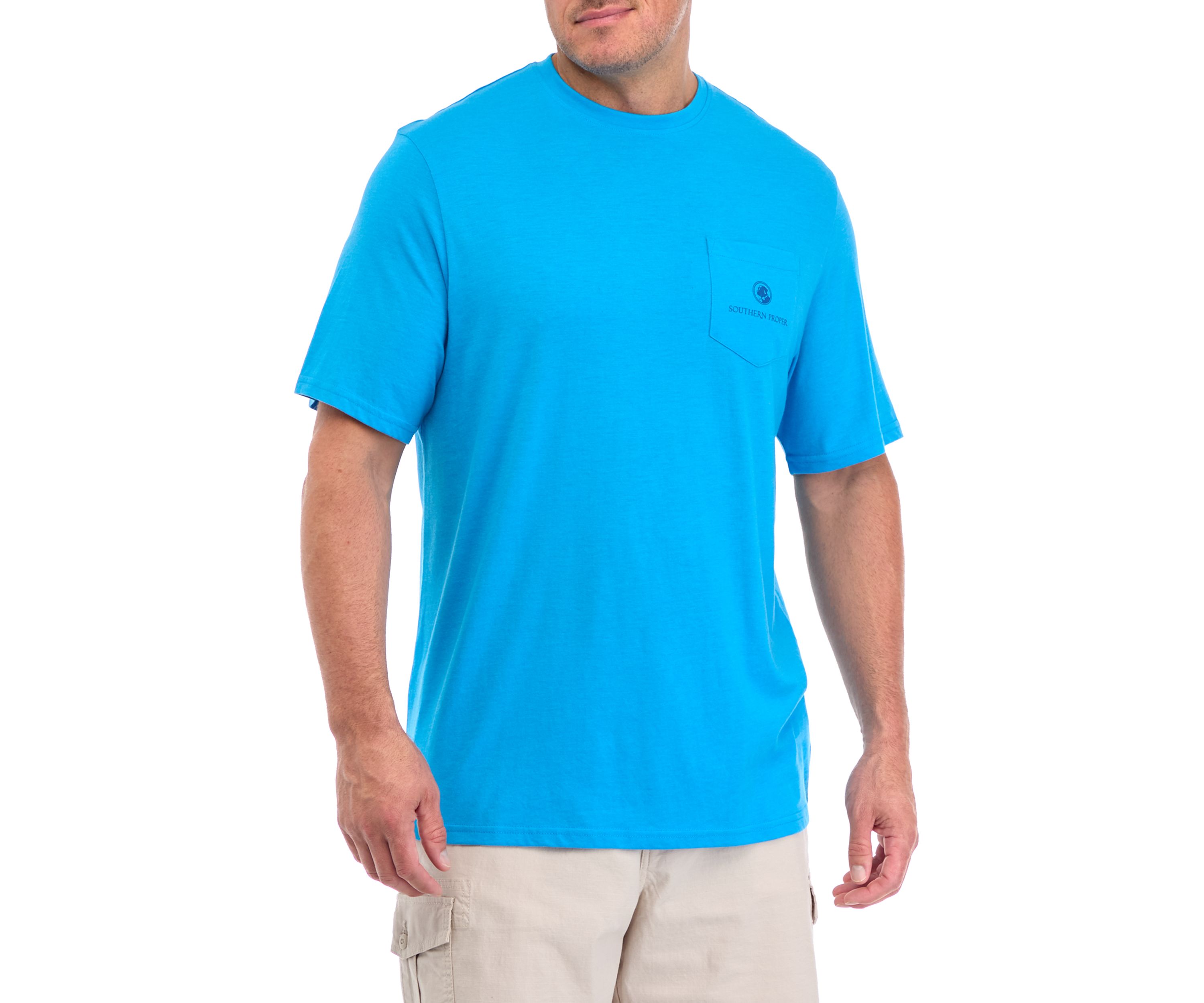 Big & Tall Short Boat Graphic T-Shirt 