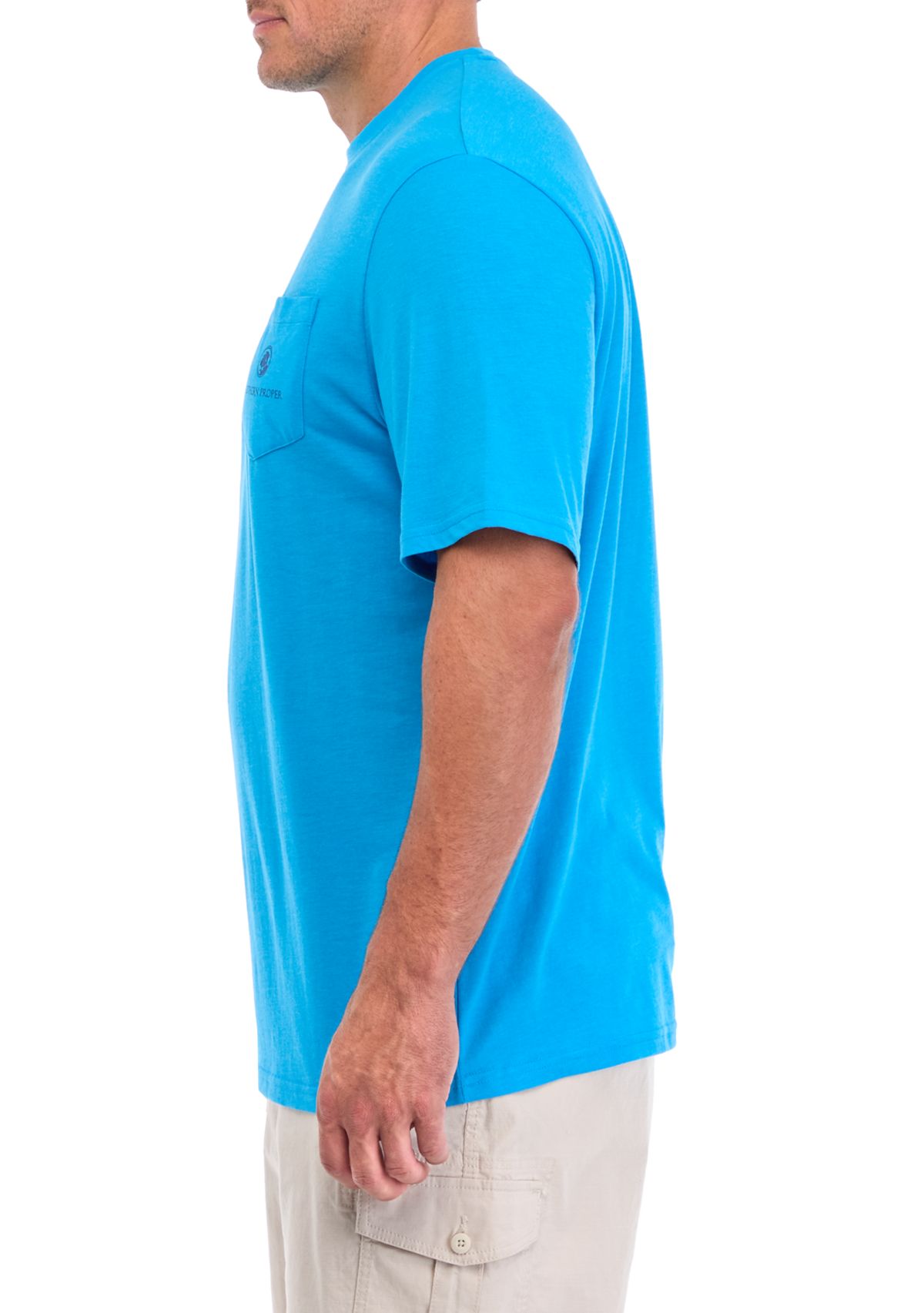 Big & Tall Short Boat Graphic T-Shirt 